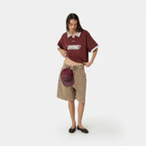 DKT Brown Short Polo T-shirts Eme Studios
