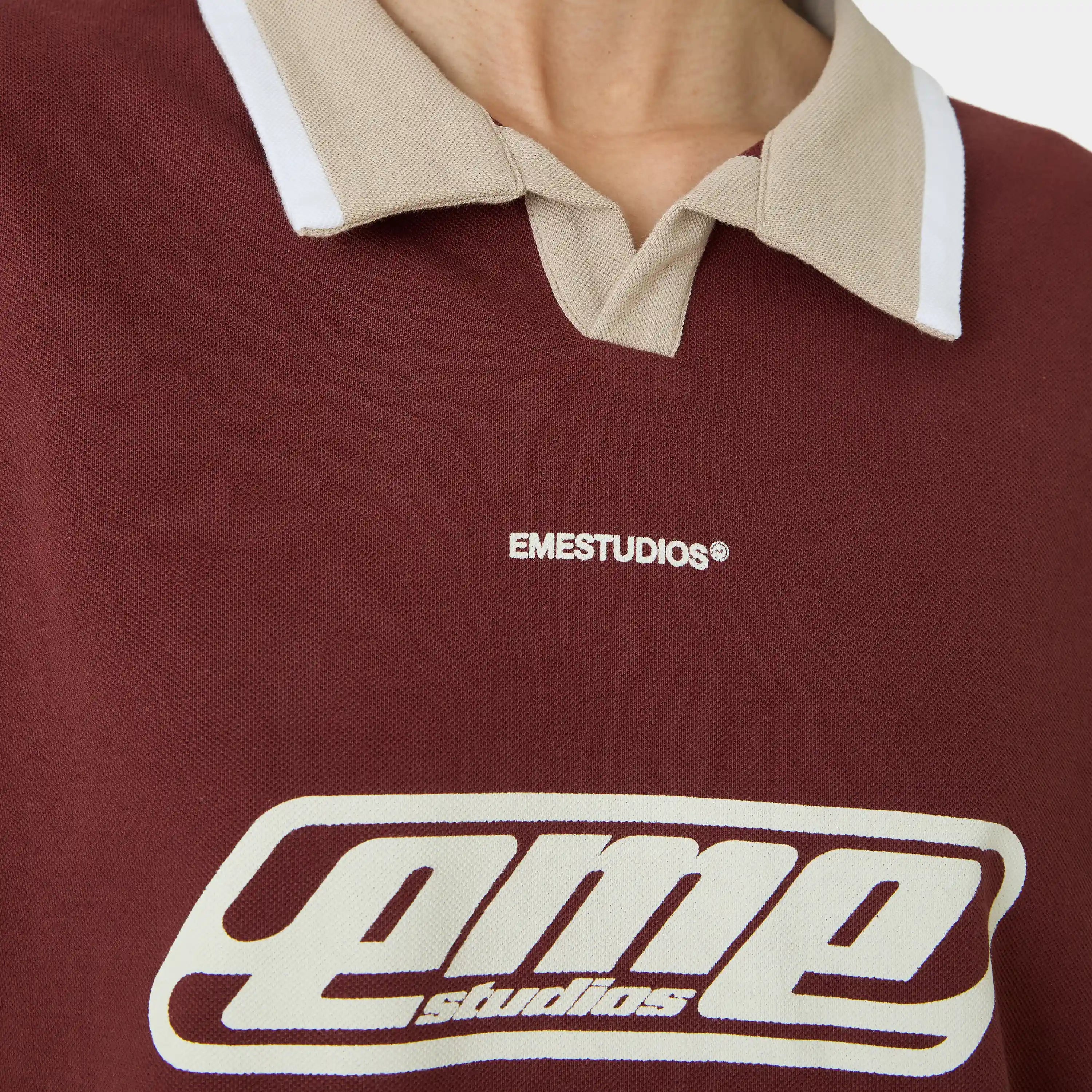 DKT Brown Short Polo T-shirts Eme Studios