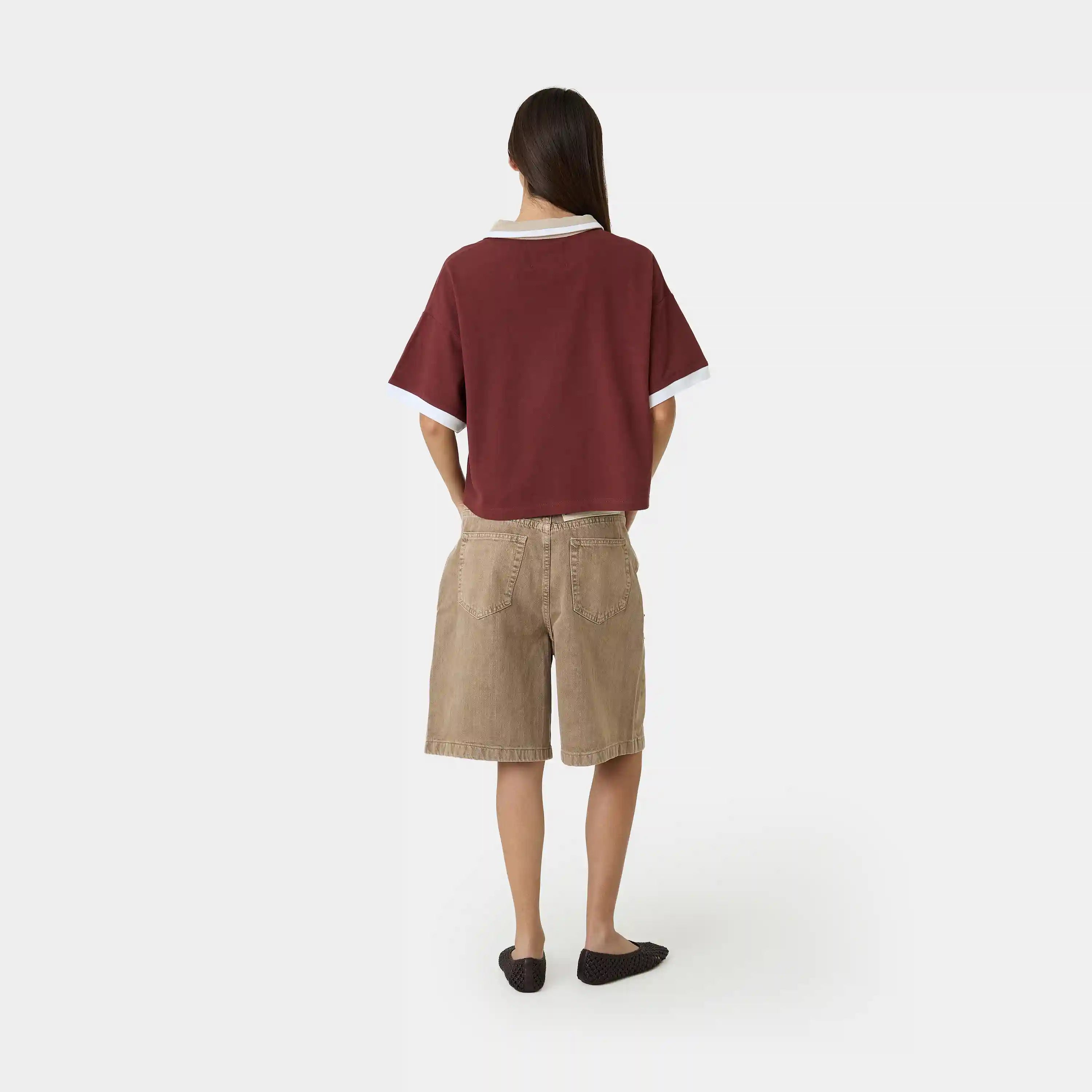 DKT Brown Short Polo T-shirts Eme Studios