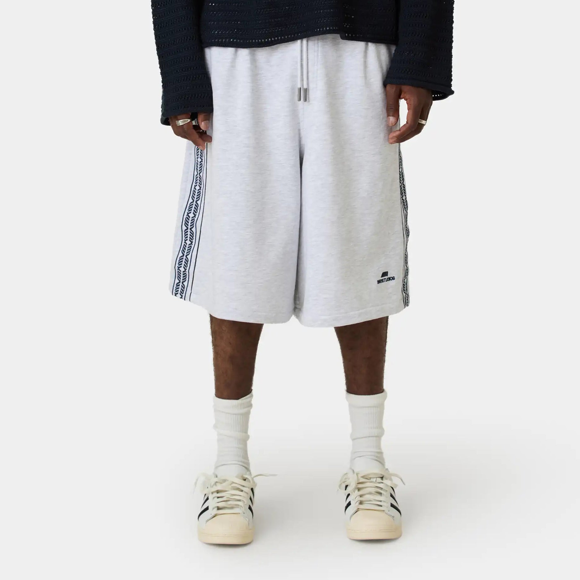 Cabo Heather Grey Shorts Shorts Eme Studios