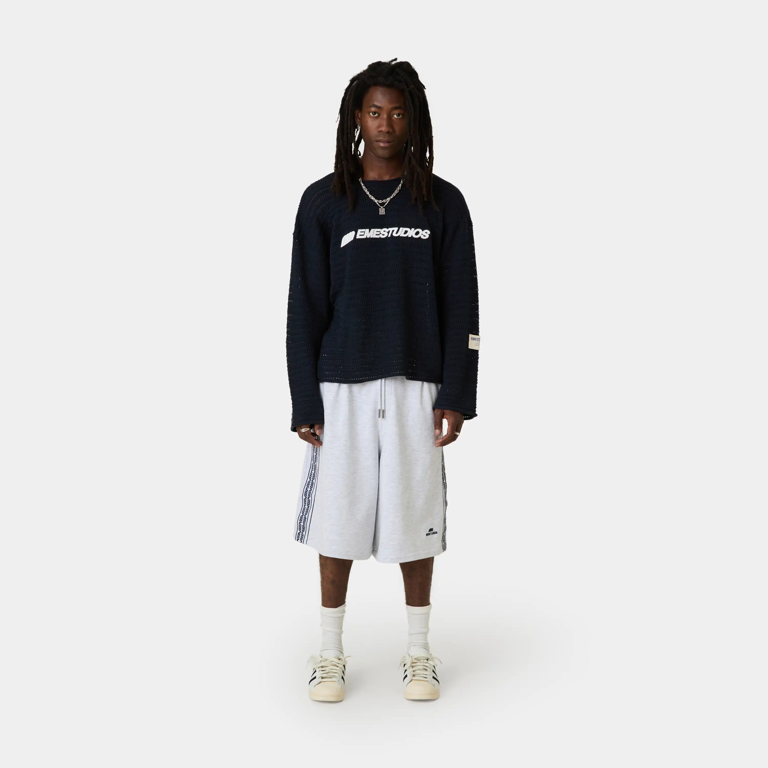 Cabo Heather Grey Shorts Shorts Eme Studios