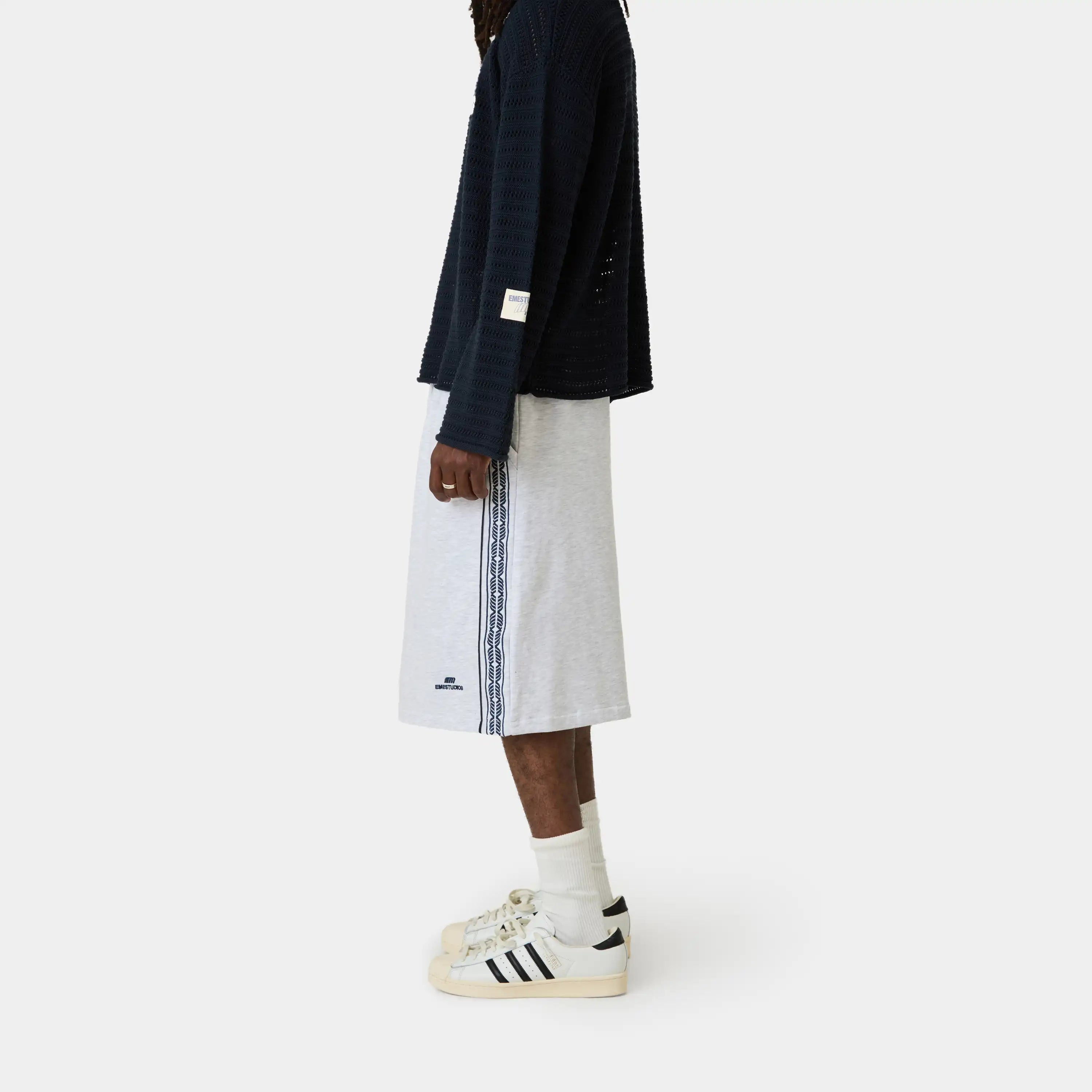 Cabo Heather Grey Shorts Shorts Eme Studios
