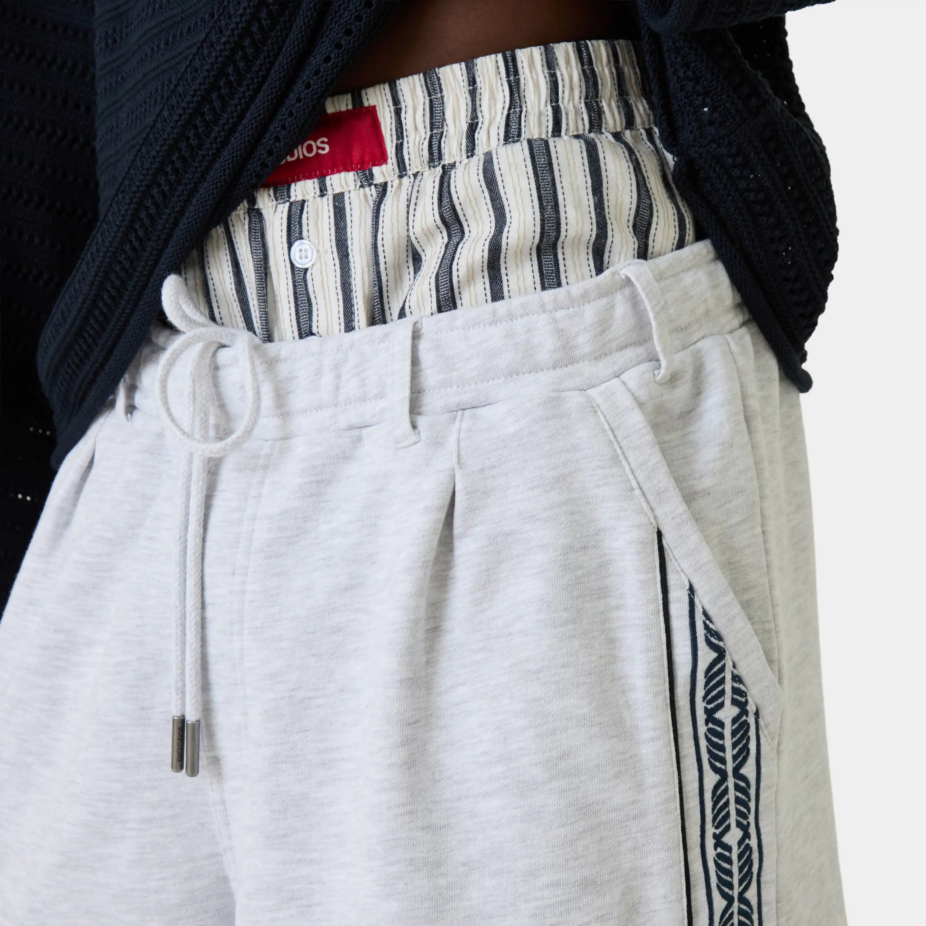 Cabo Heather Grey Shorts Shorts Eme Studios