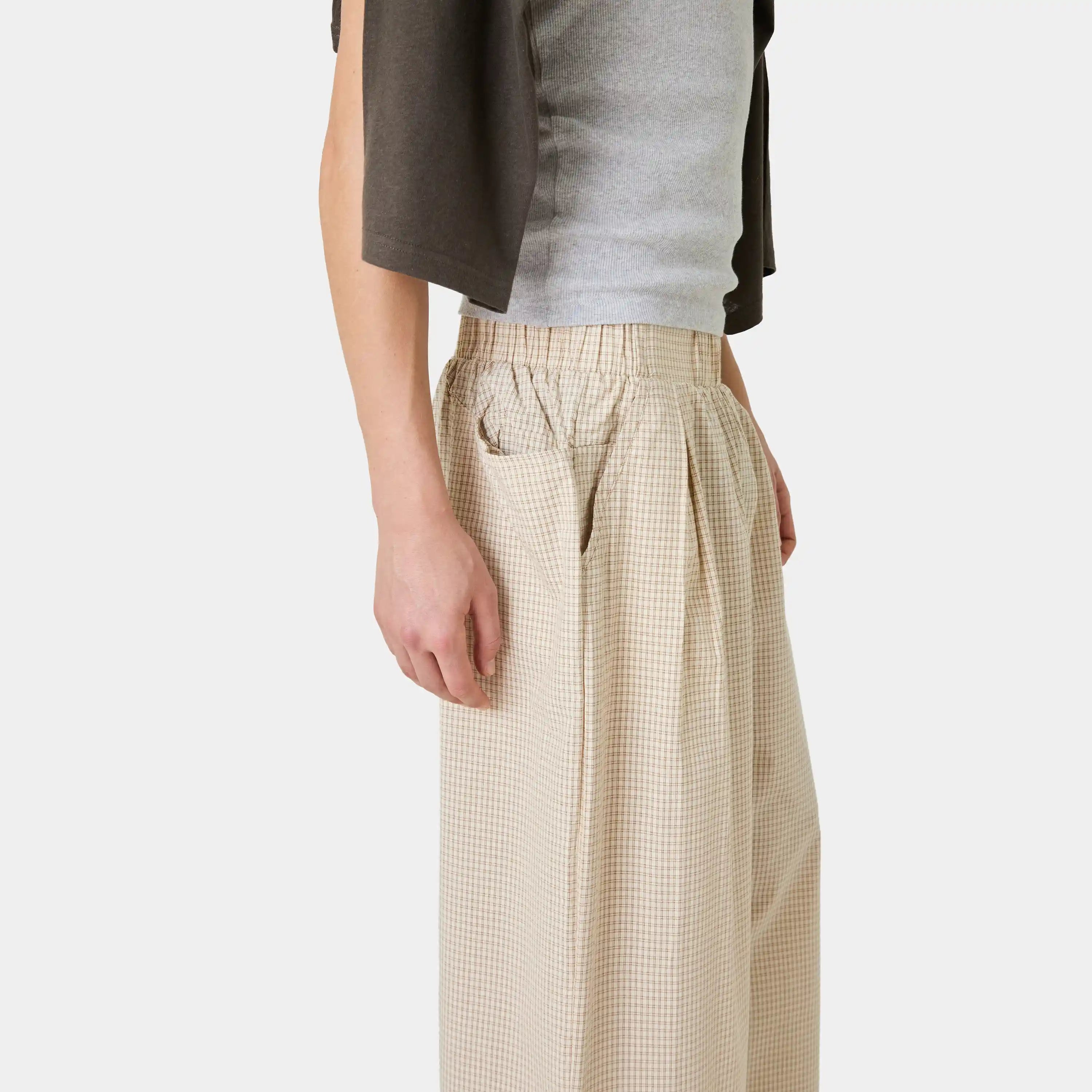 AGL Cream Wide Pants Pants Eme Studios