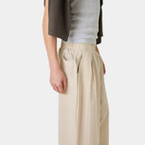AGL Cream Wide Pants Pants Eme Studios