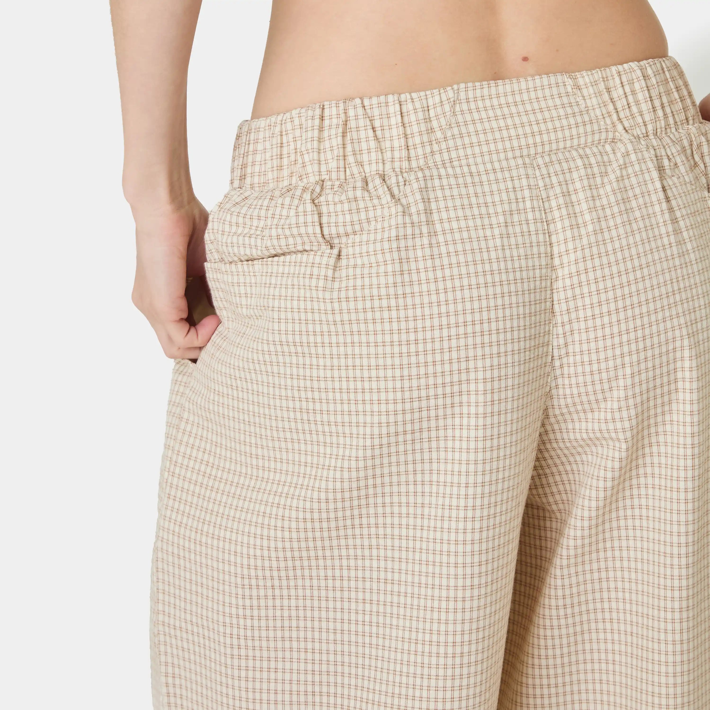 AGL Cream Wide Pants Pants Eme Studios
