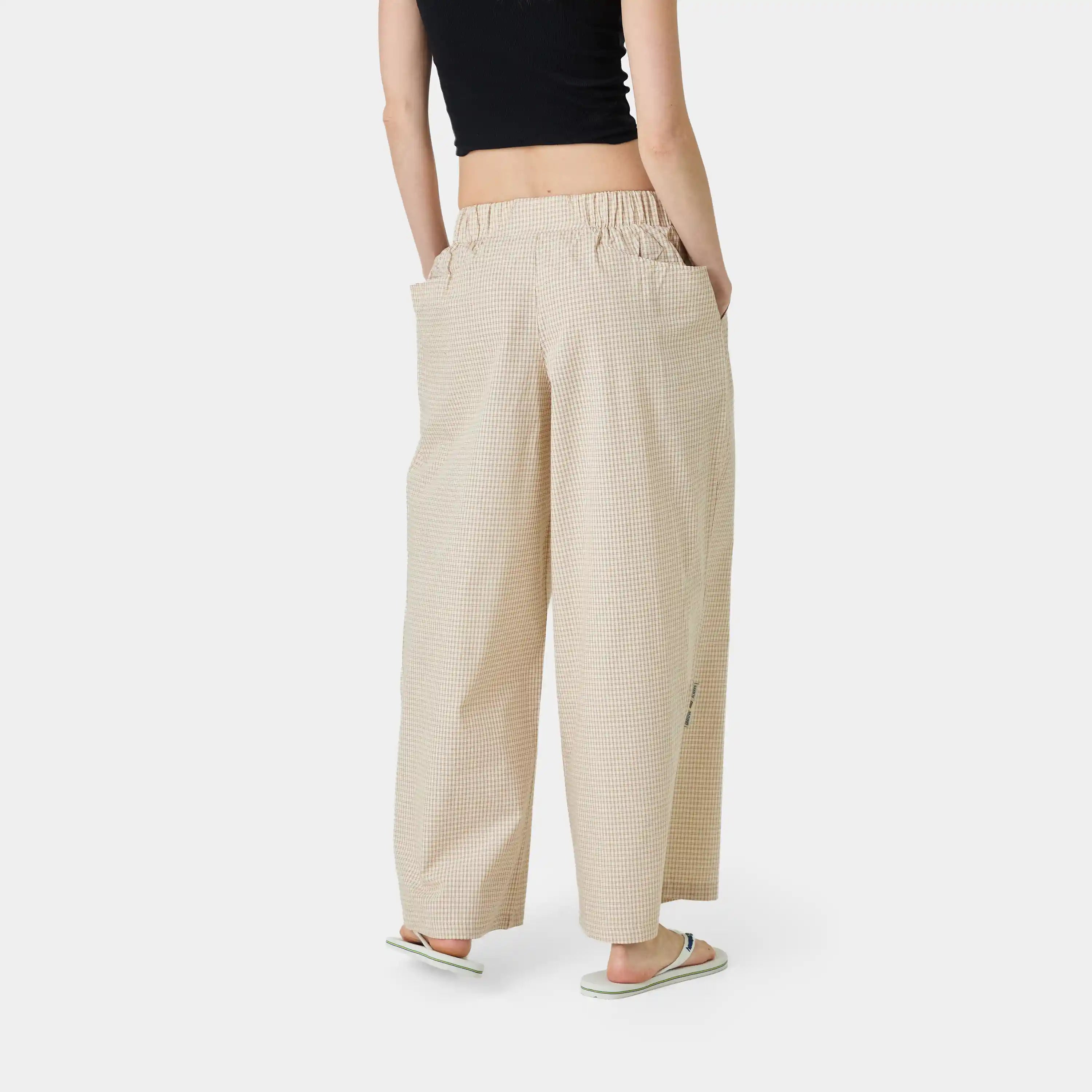 AGL Cream Wide Pants Pants Eme Studios