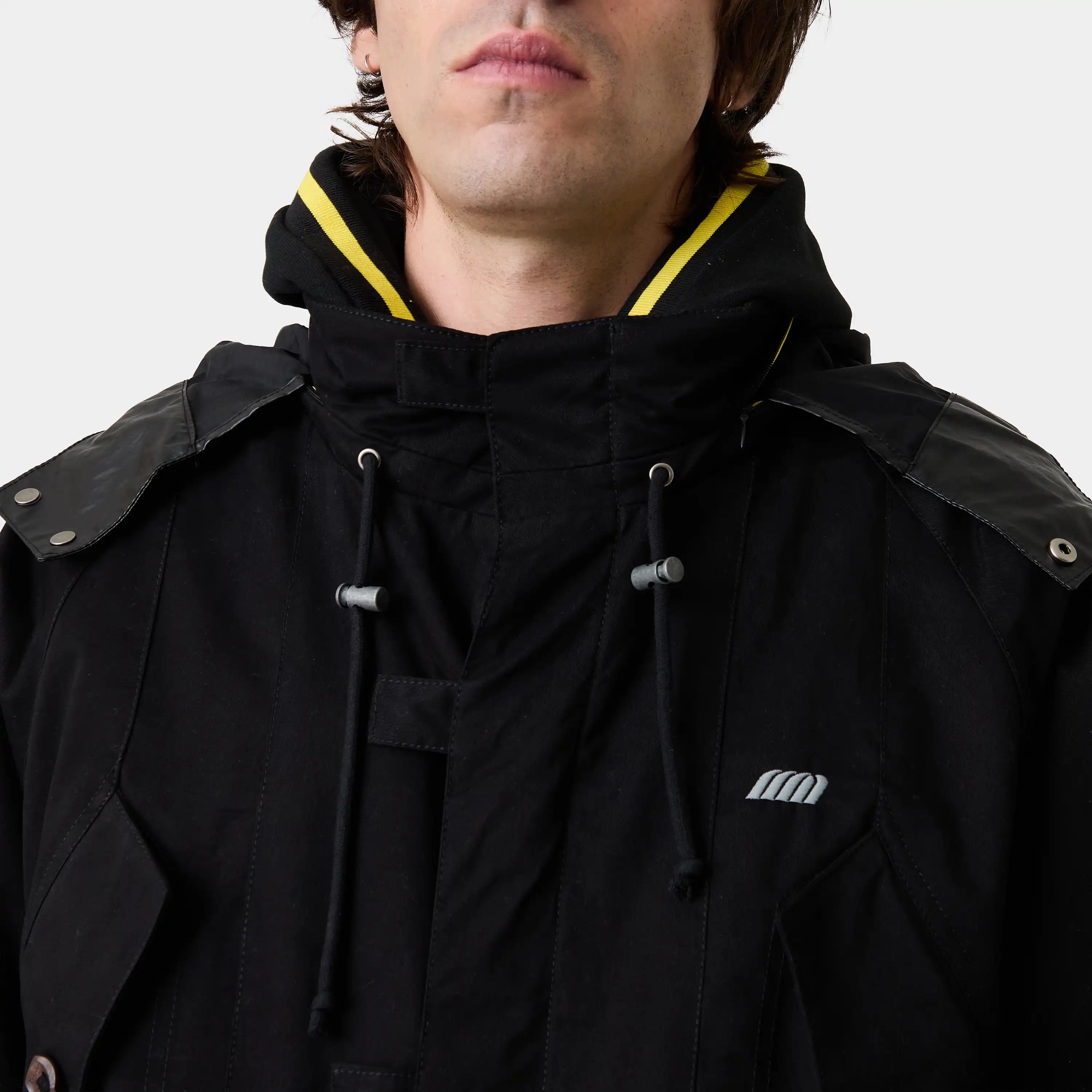 Bond Black Parka Outerwear Eme Studios