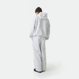 Alfa Heather Grey Oversized Hoodie Hoodies Eme Studios