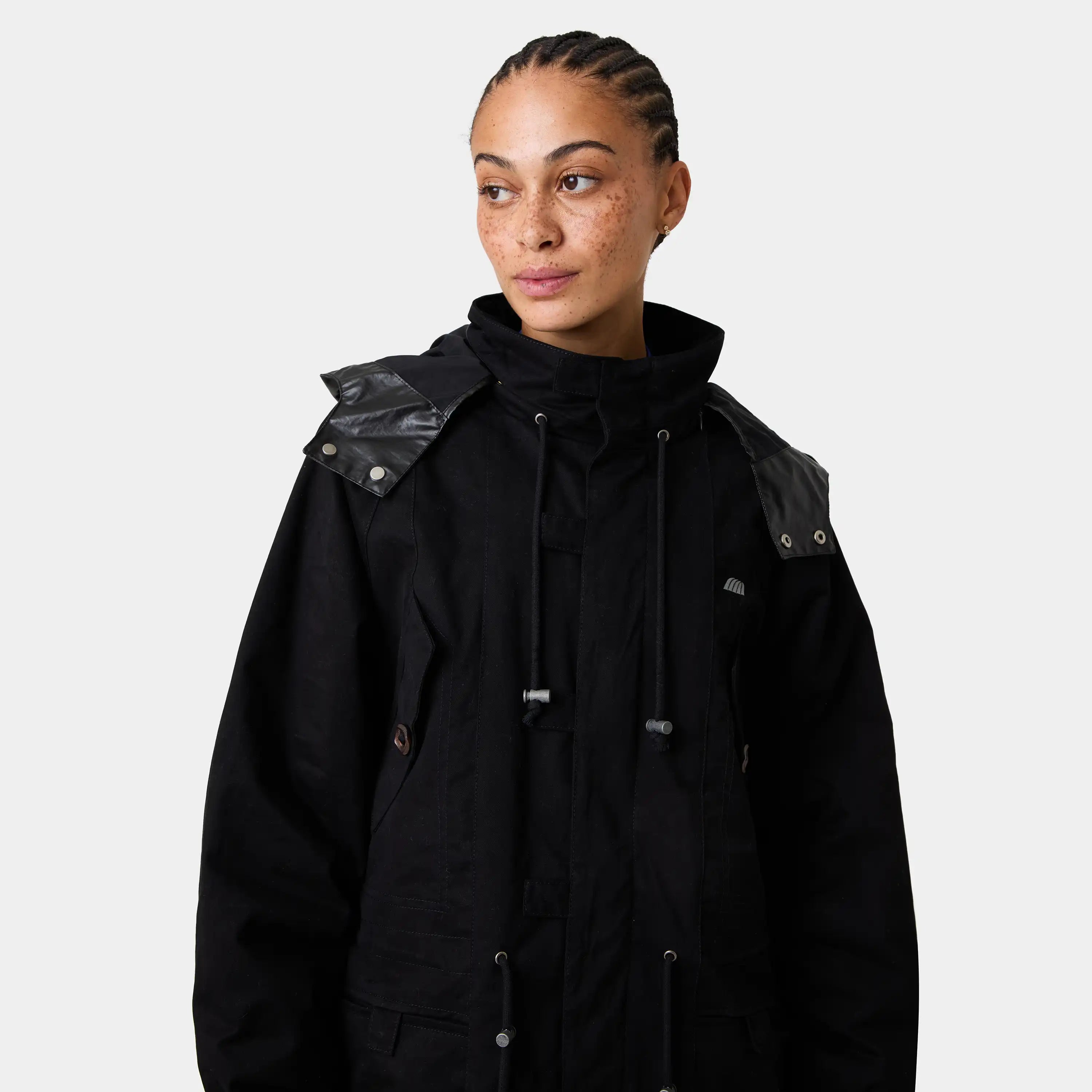Bond Black Parka Outerwear Eme Studios