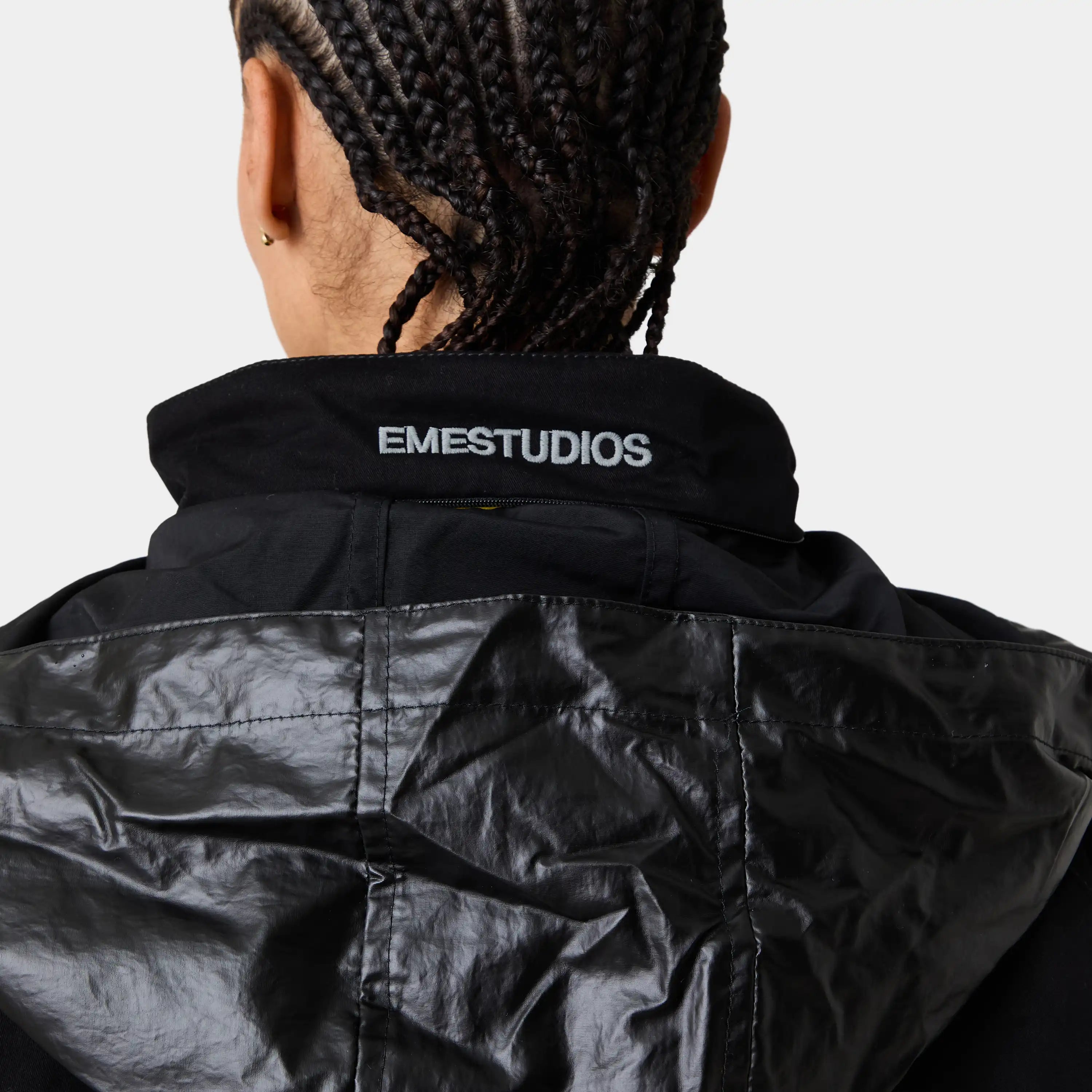Bond Black Parka Outerwear Eme Studios
