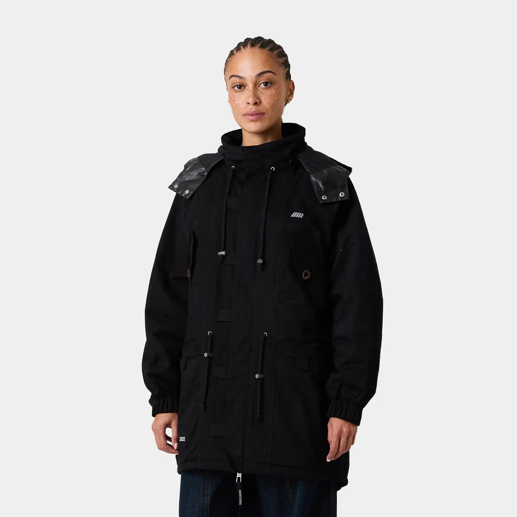 Bond Black Parka Outerwear Eme Studios