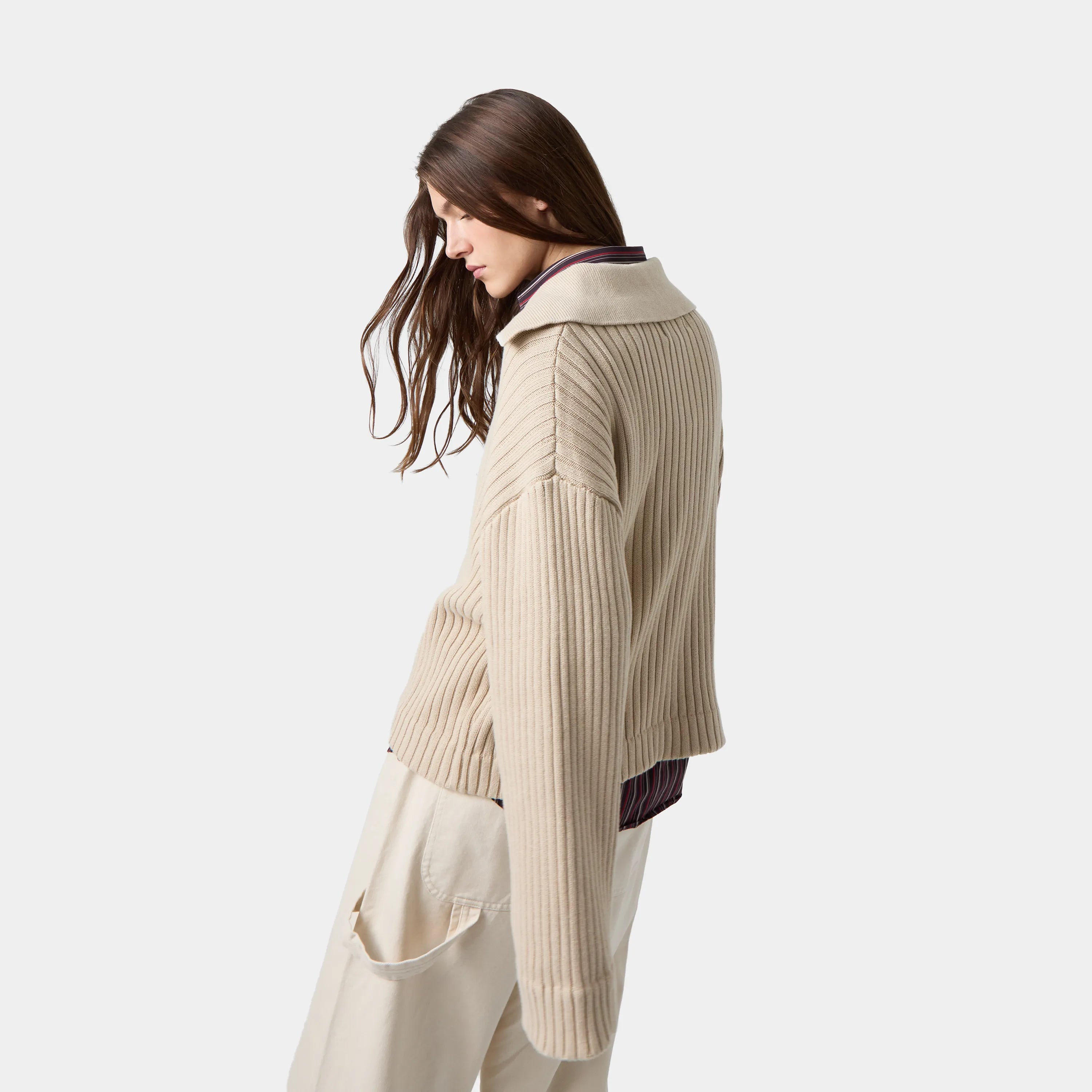 Swan Baggy Knit Sweater Knitwear eme