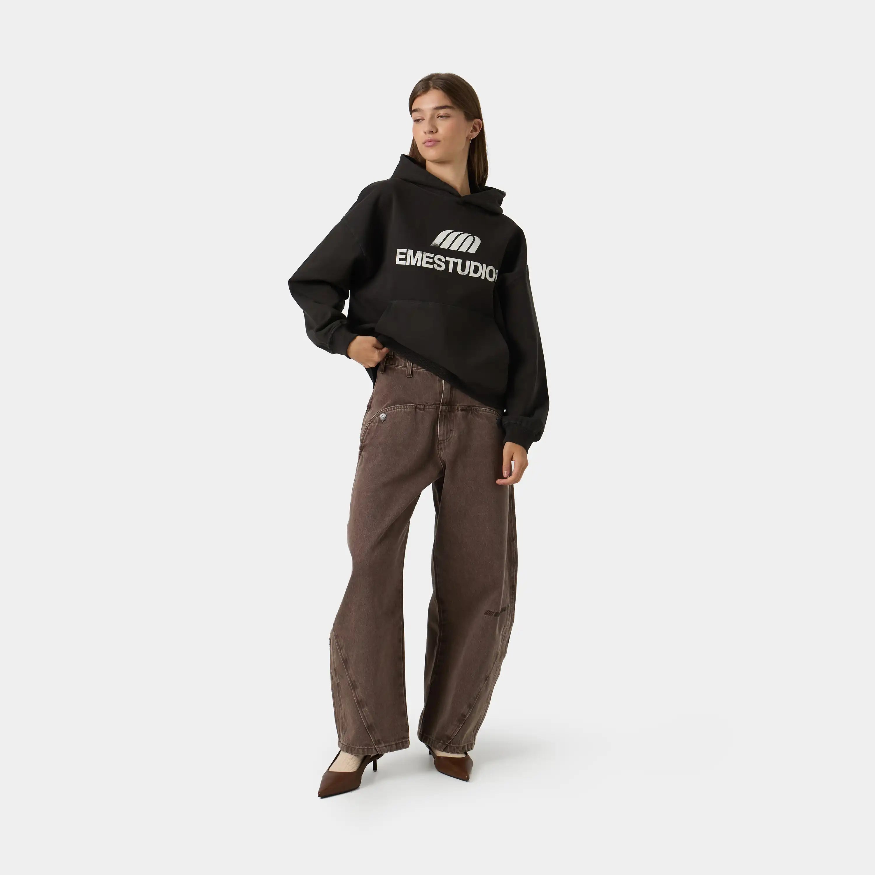 Brook Shadow Oversized Hoodie Hoodies Eme Studios