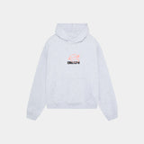 Due Heather Grey Oversized Hoodie Hoodies eme