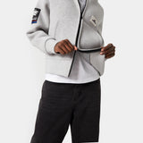 Groovy Heather Grey Neoprene Jacket Hoodies eme