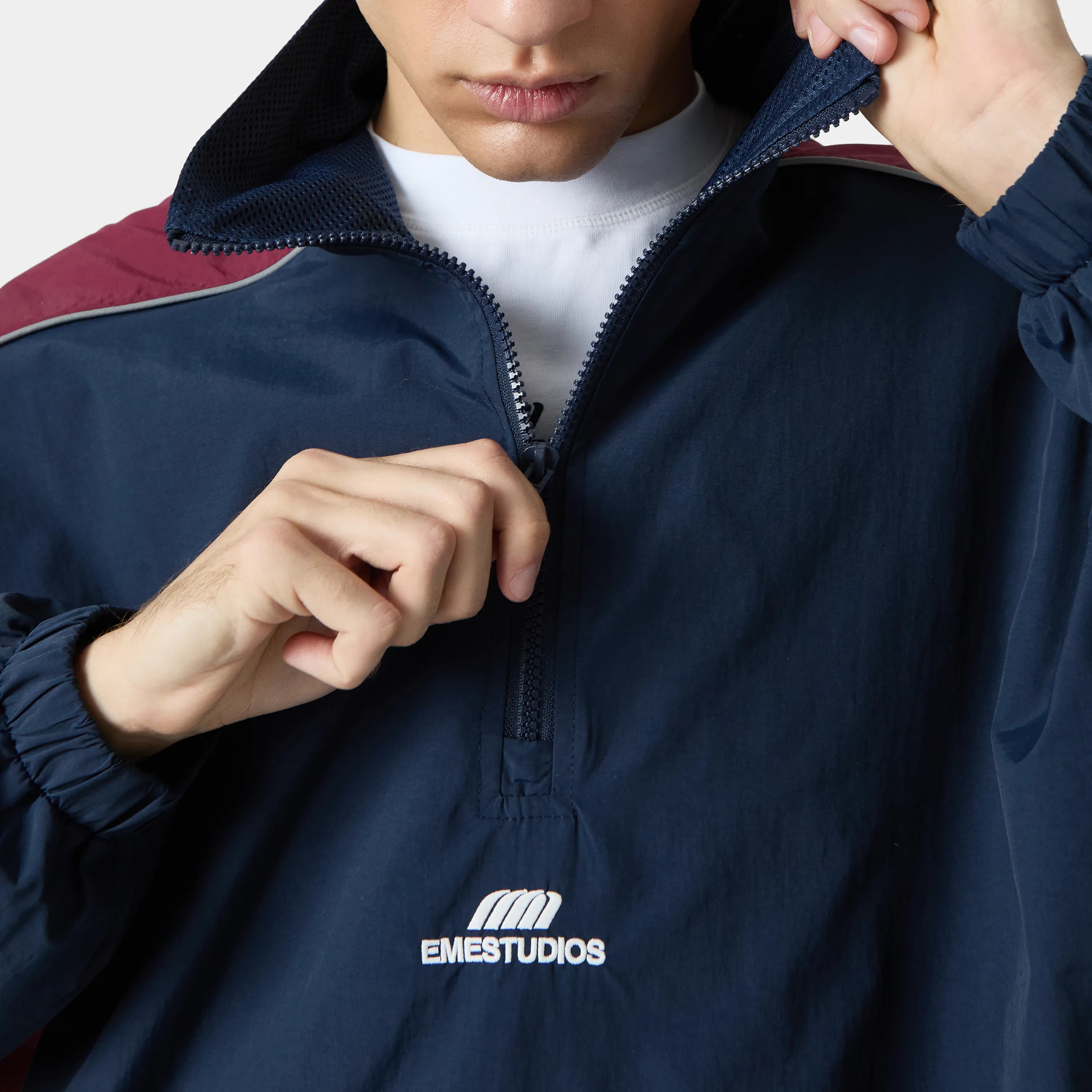 Rad Navy Windbreaker Outerwear eme