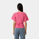 Medin Fucsia Striped Tee Woman T-Shirts Eme Studios