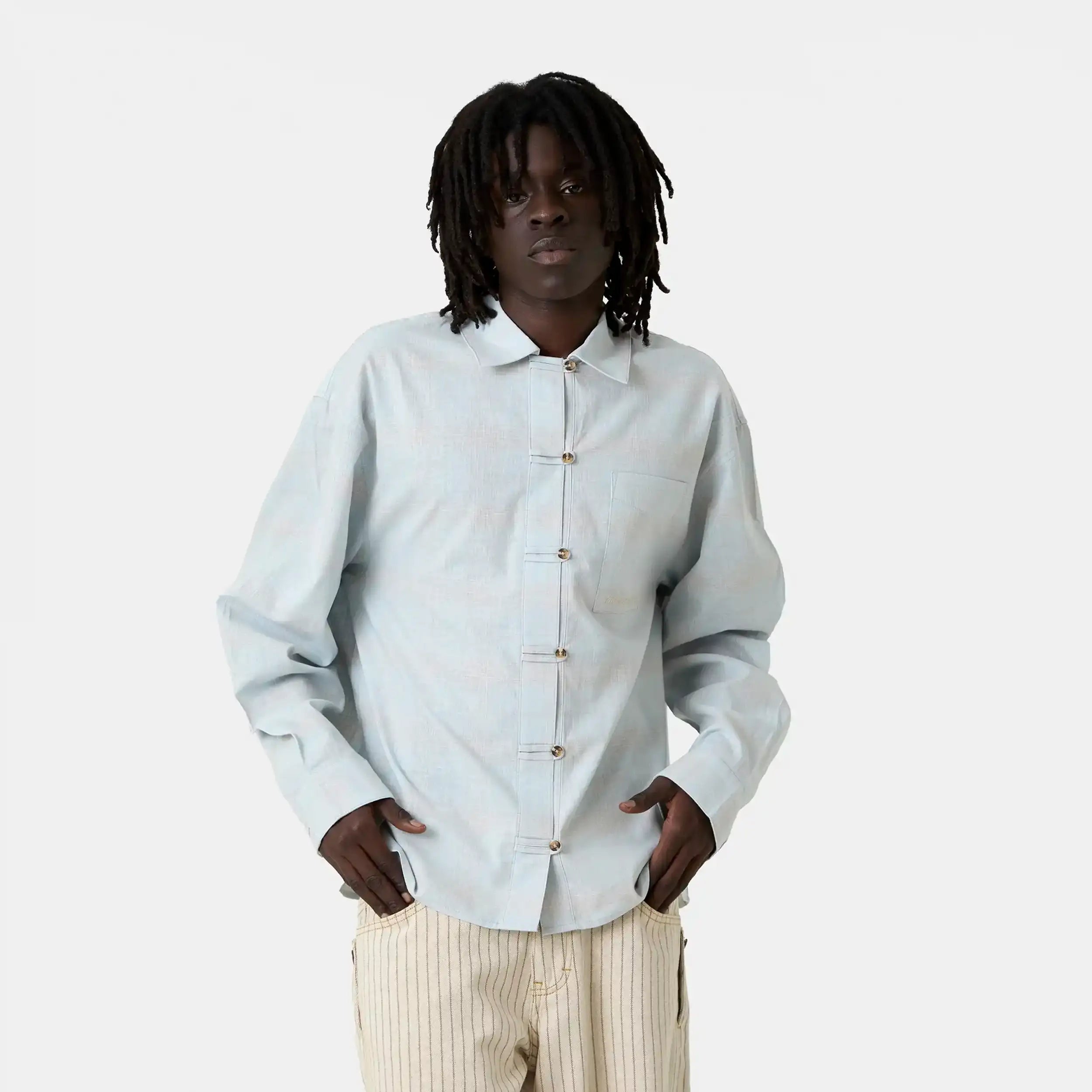 Brine Blue Shirt Shirts Eme Studios
