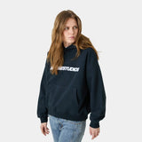 Metro Navy Oversized Hoodie Hoodies Eme Studios