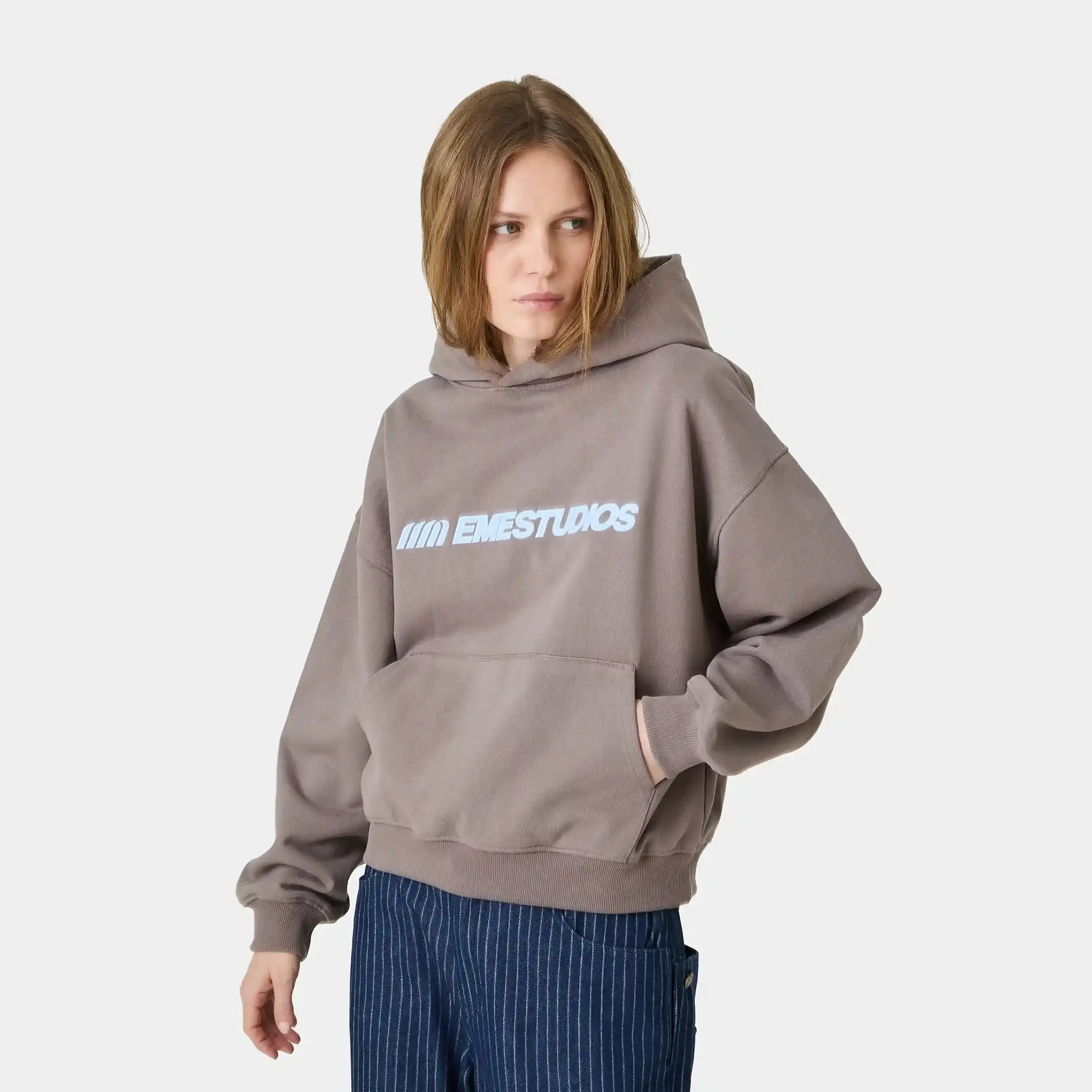 Metro Choco Oversized Hoodie Hoodies Eme Studios