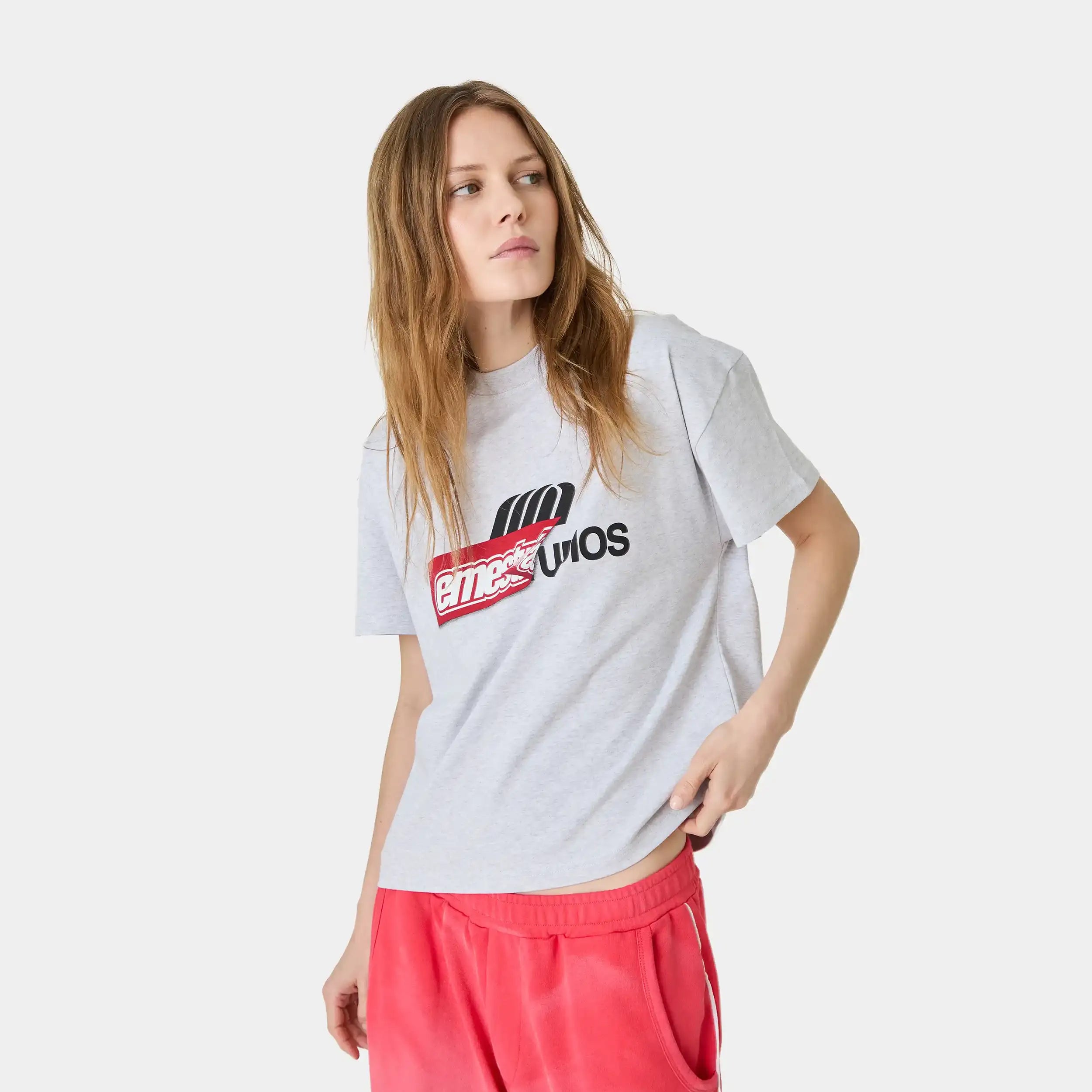 Despiece Heather Grey Oversized Tee T-shirts Eme Studios