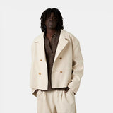 Tide Off Sand Linen Blazer Outerwear Eme Studios