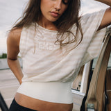 Bonny Off Sand Top Woman T-Shirts Eme Studios