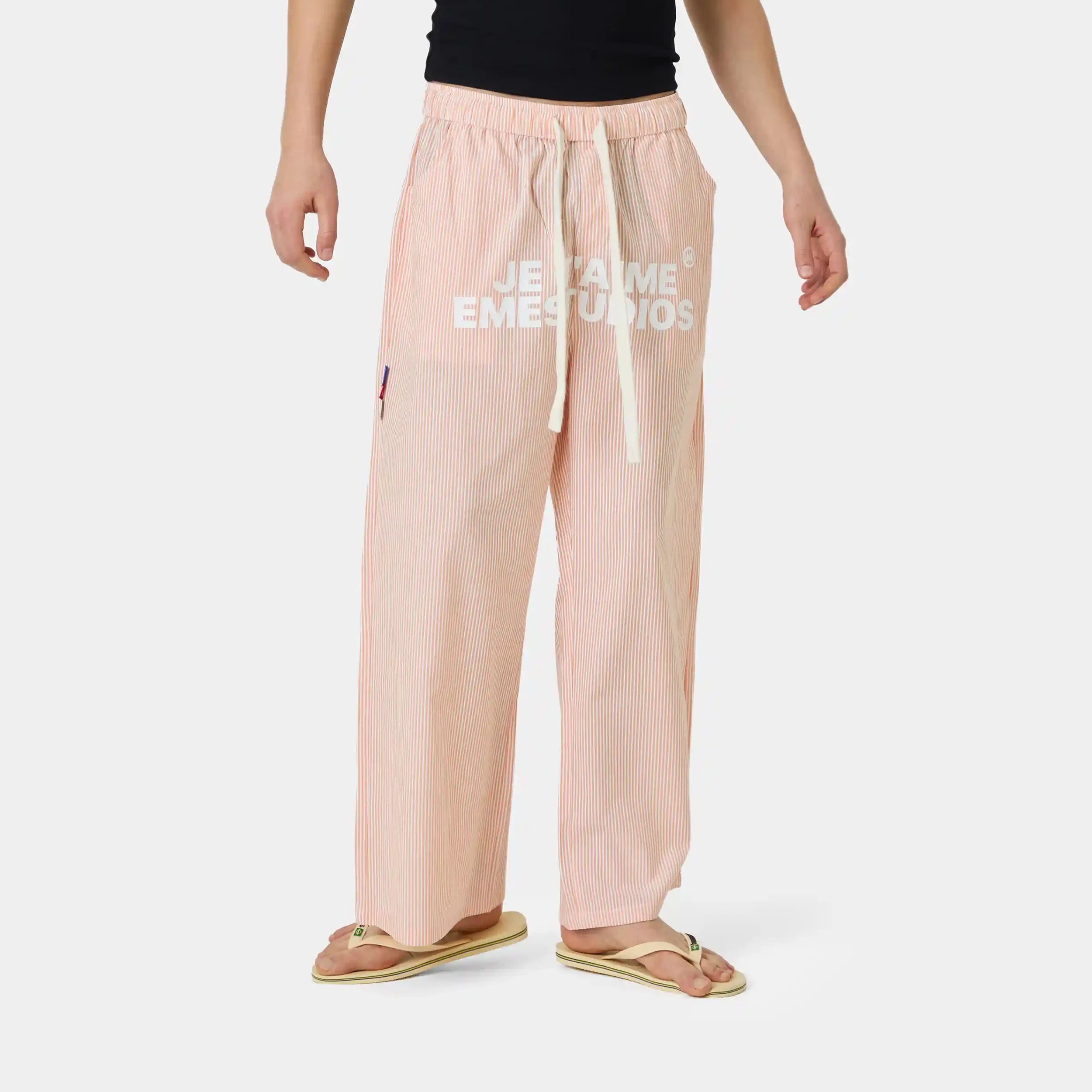 Jammies Je T'aime Orange Stripped CLP Pants Eme Studios