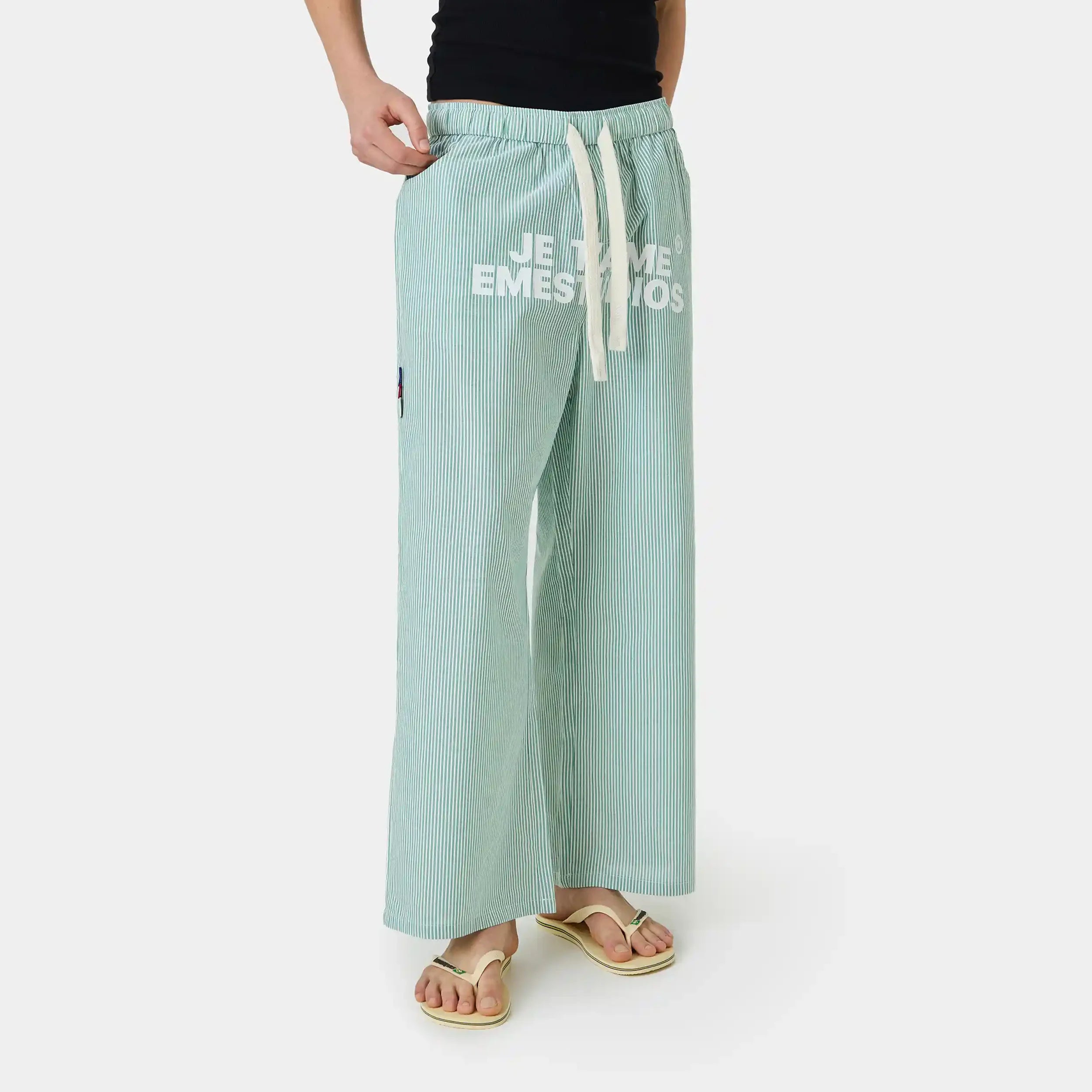 Jammies Je T'aime Mint Stripped CLP Pants Eme Studios