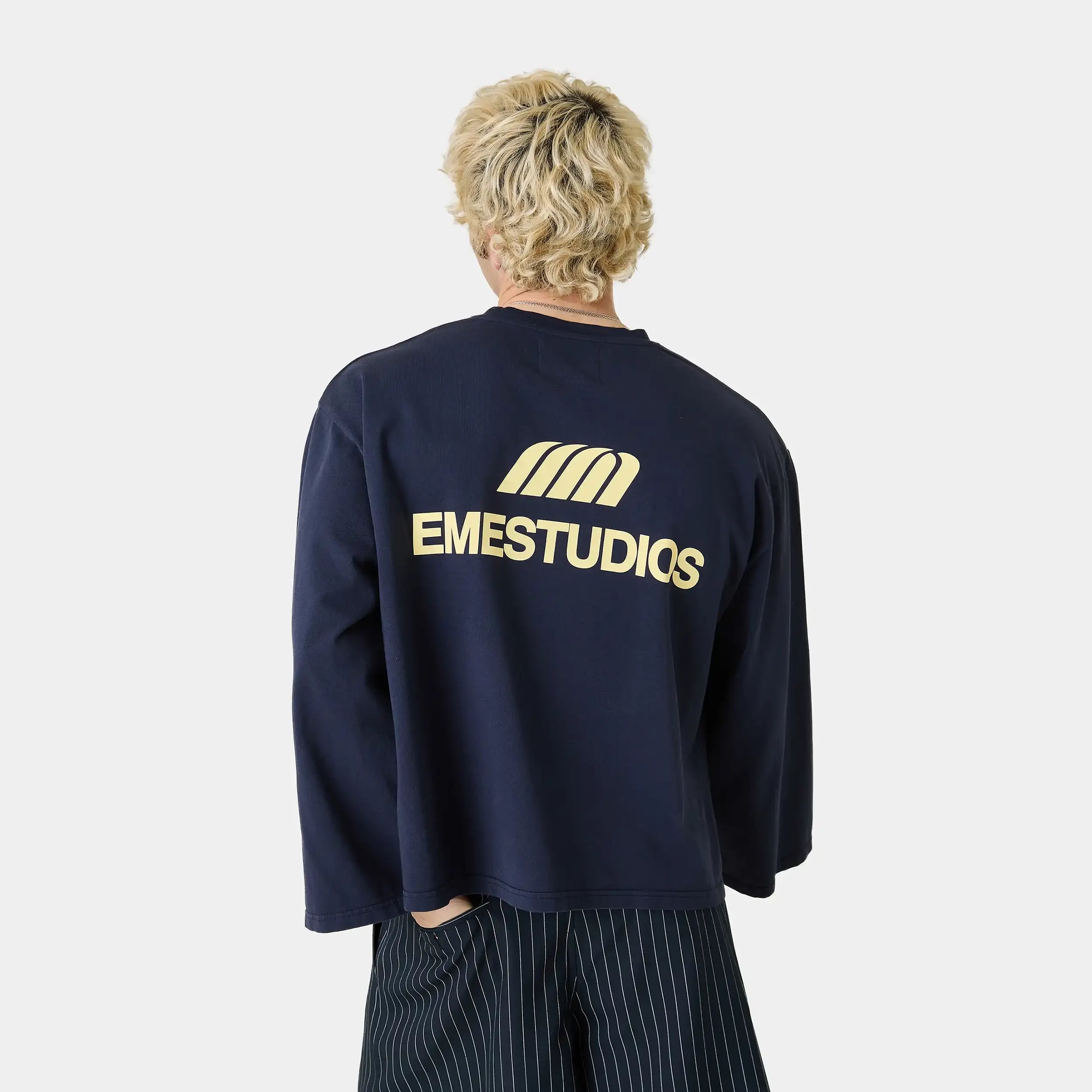 Uniform Navy Long Sleeve T-shirts Eme Studios
