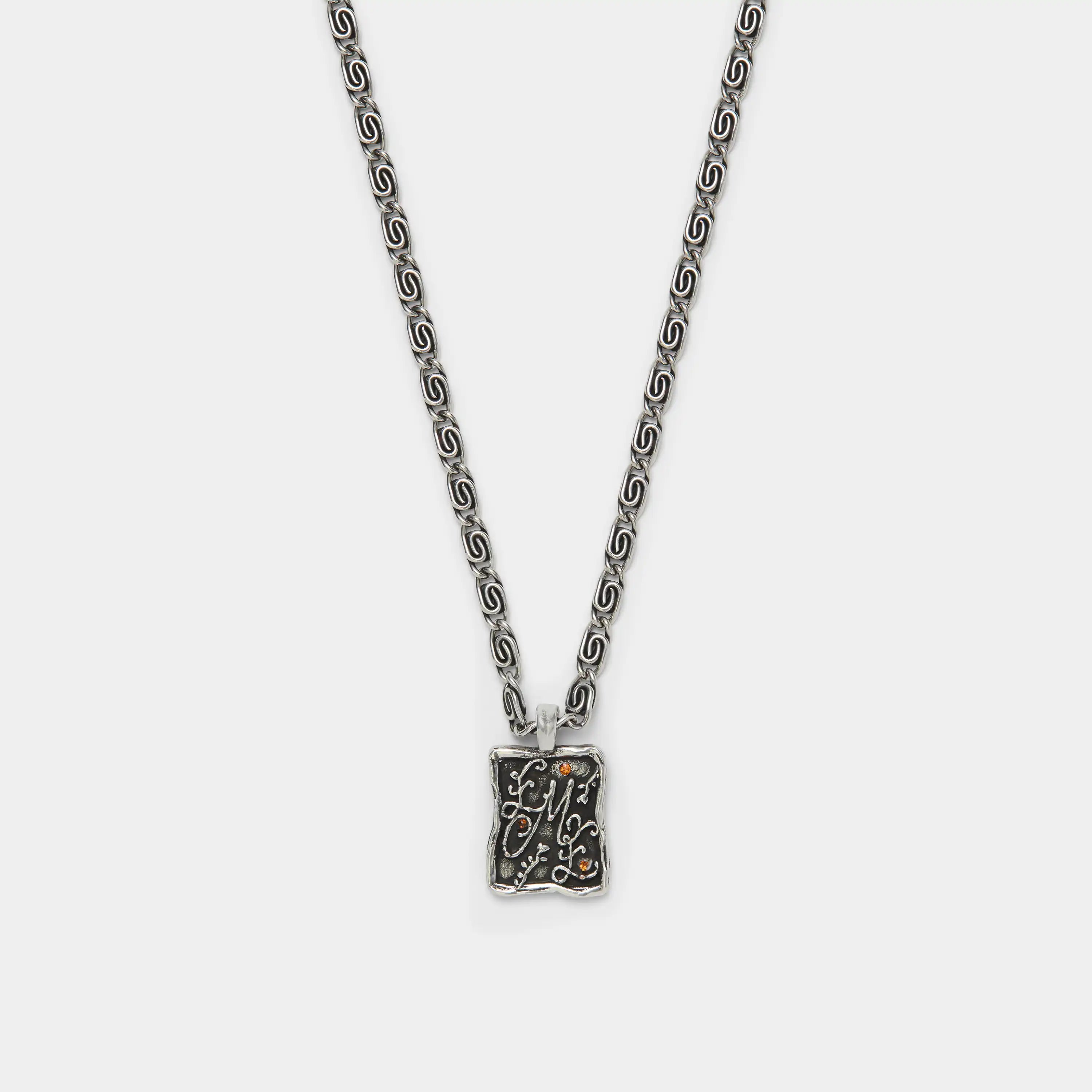Red Lapis Ag Necklace