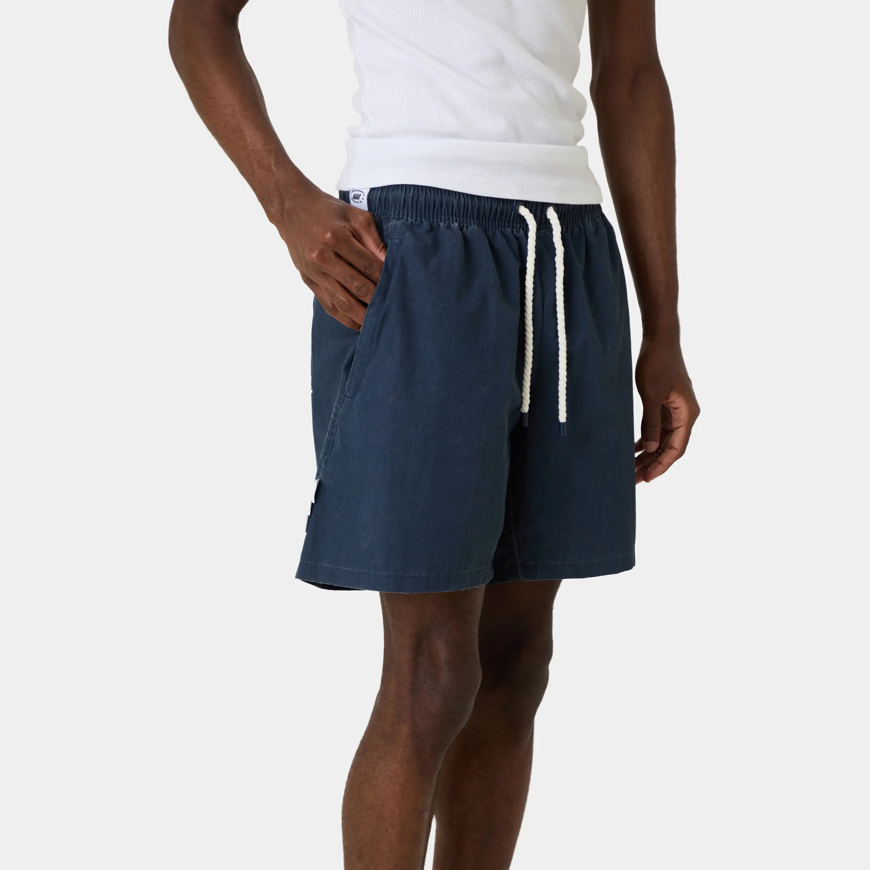 Trop Navy Swim Trunk Swimwear Eme Studios