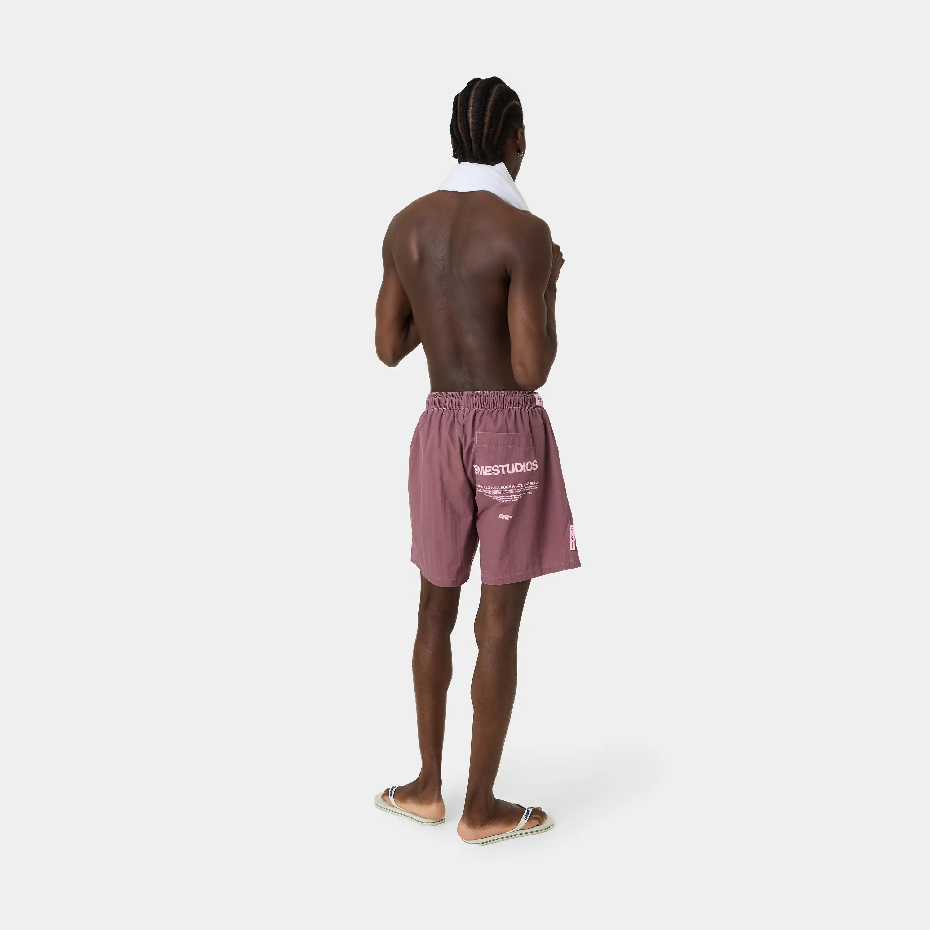 Trop Grape Swim Trunk Swimwear Eme Studios