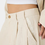 Tide Off Sand Tailored Pants Pants Eme Studios