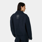 Tide Navy Linen Blazer Outerwear Eme Studios