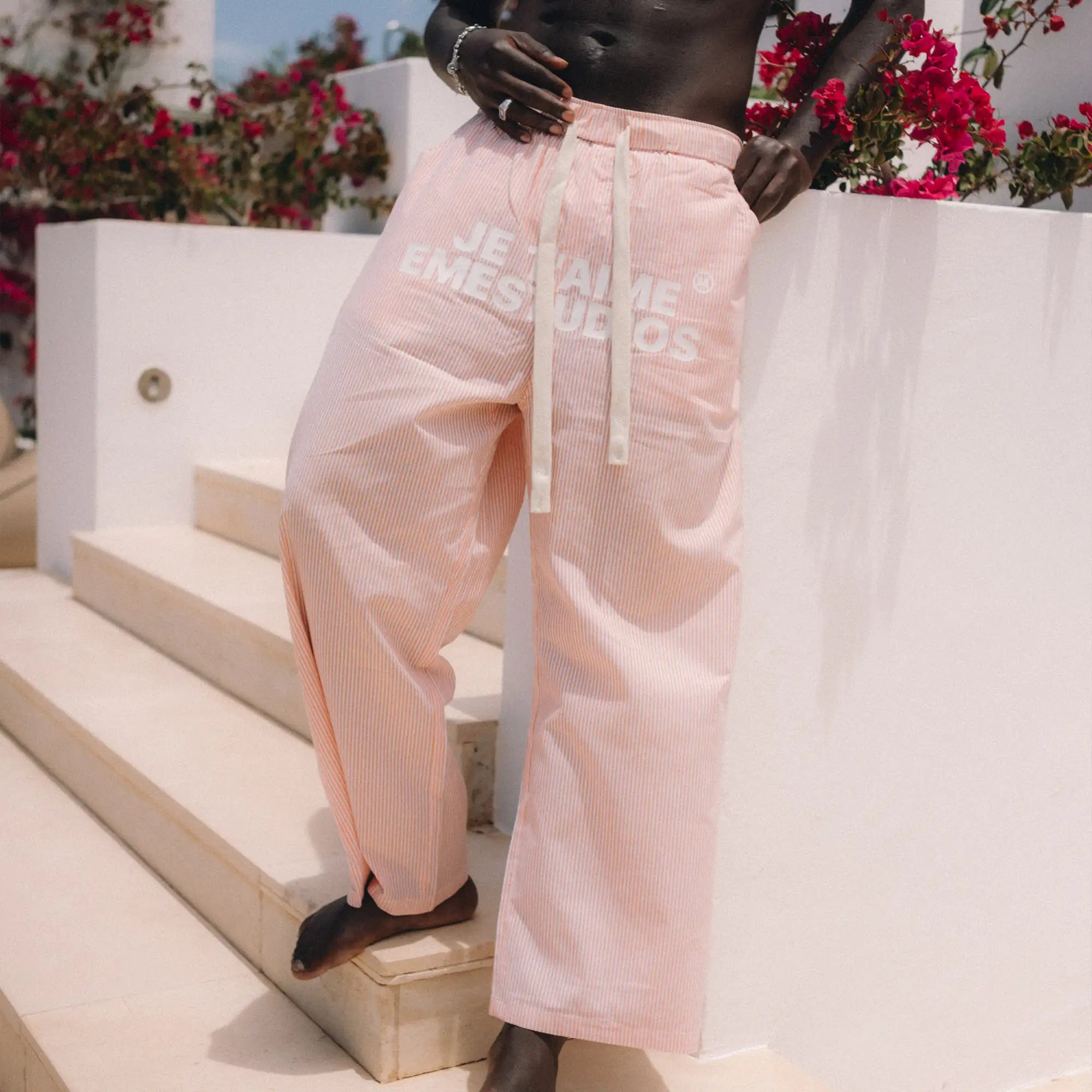 Jammies Je T'aime Orange Stripped CLP Pants Eme Studios