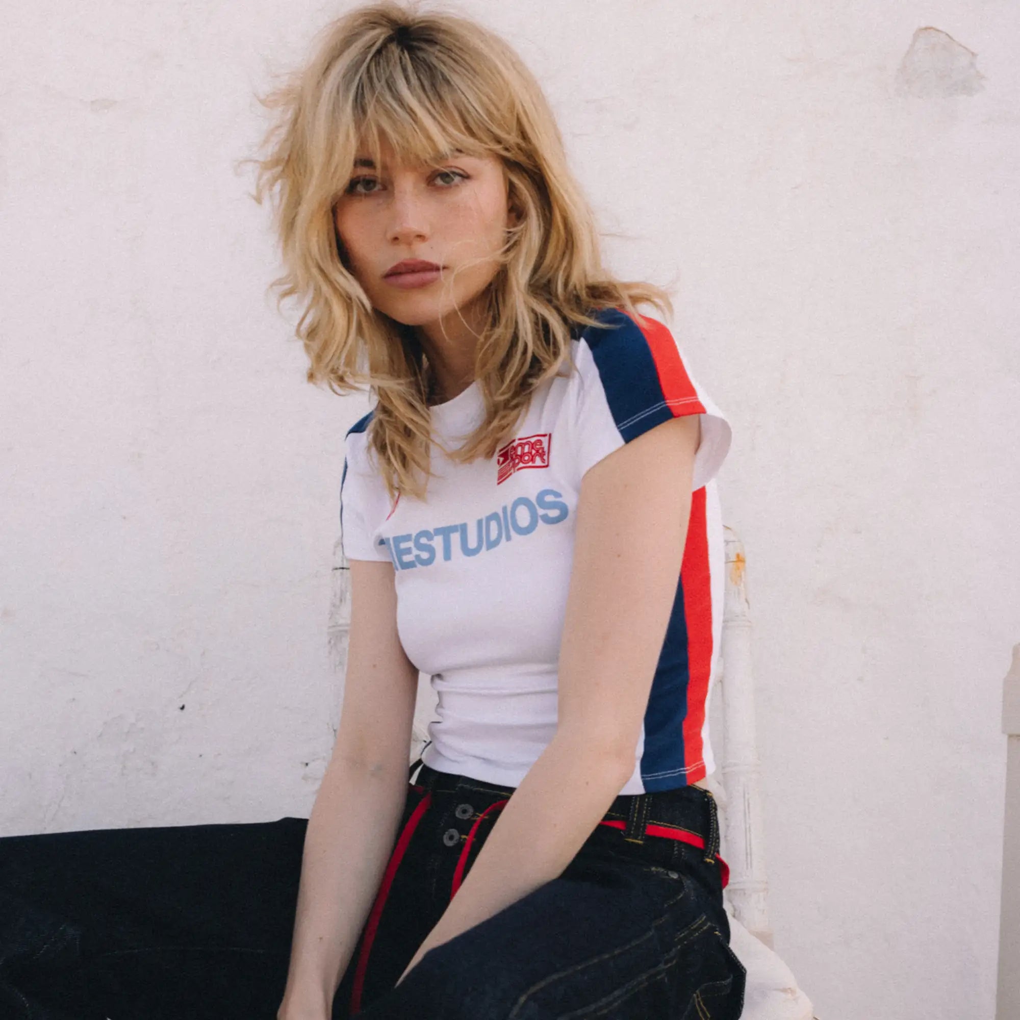 Sporty Pearl Tee Woman T-Shirts Eme Studios