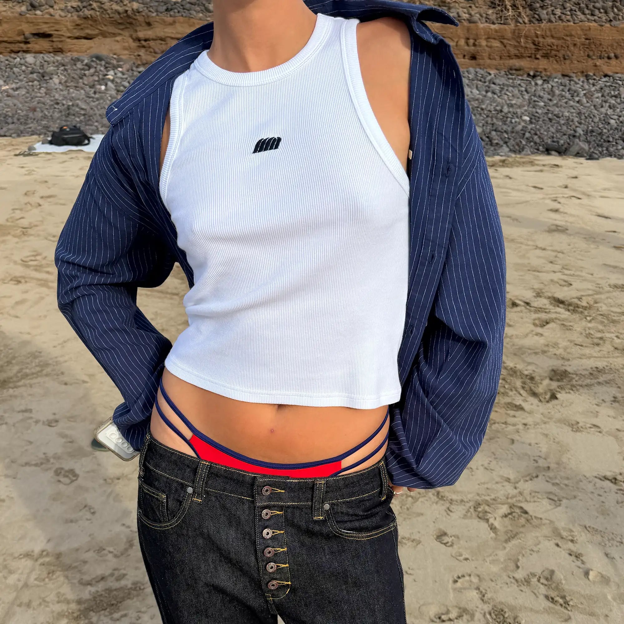 Anny Pearl Tank Top Woman T-Shirts Eme Studios