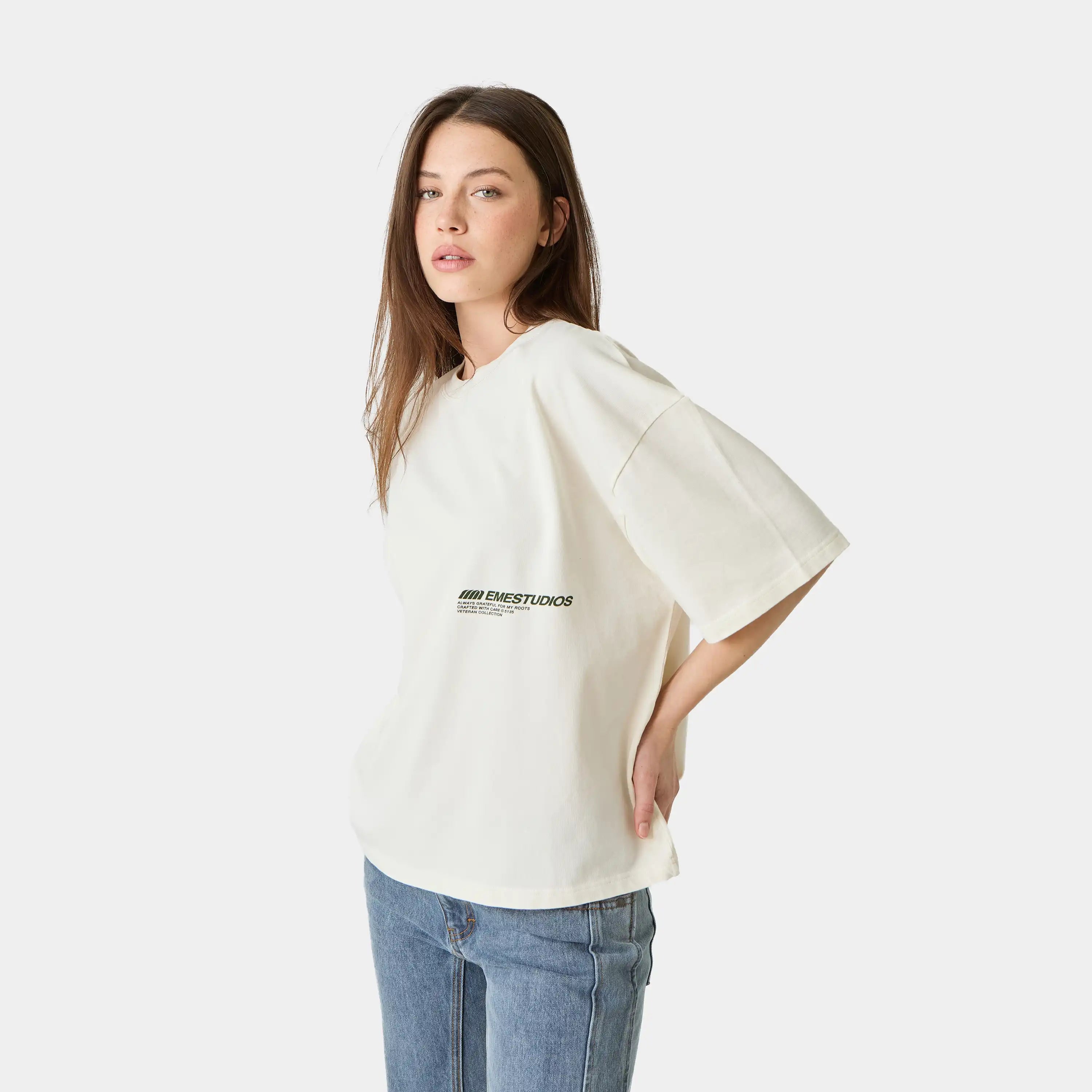 Roots Off Sand Oversized Tee