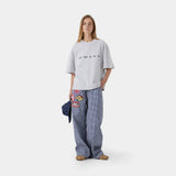 Statement Heather Grey Oversized Tee T-shirts eme