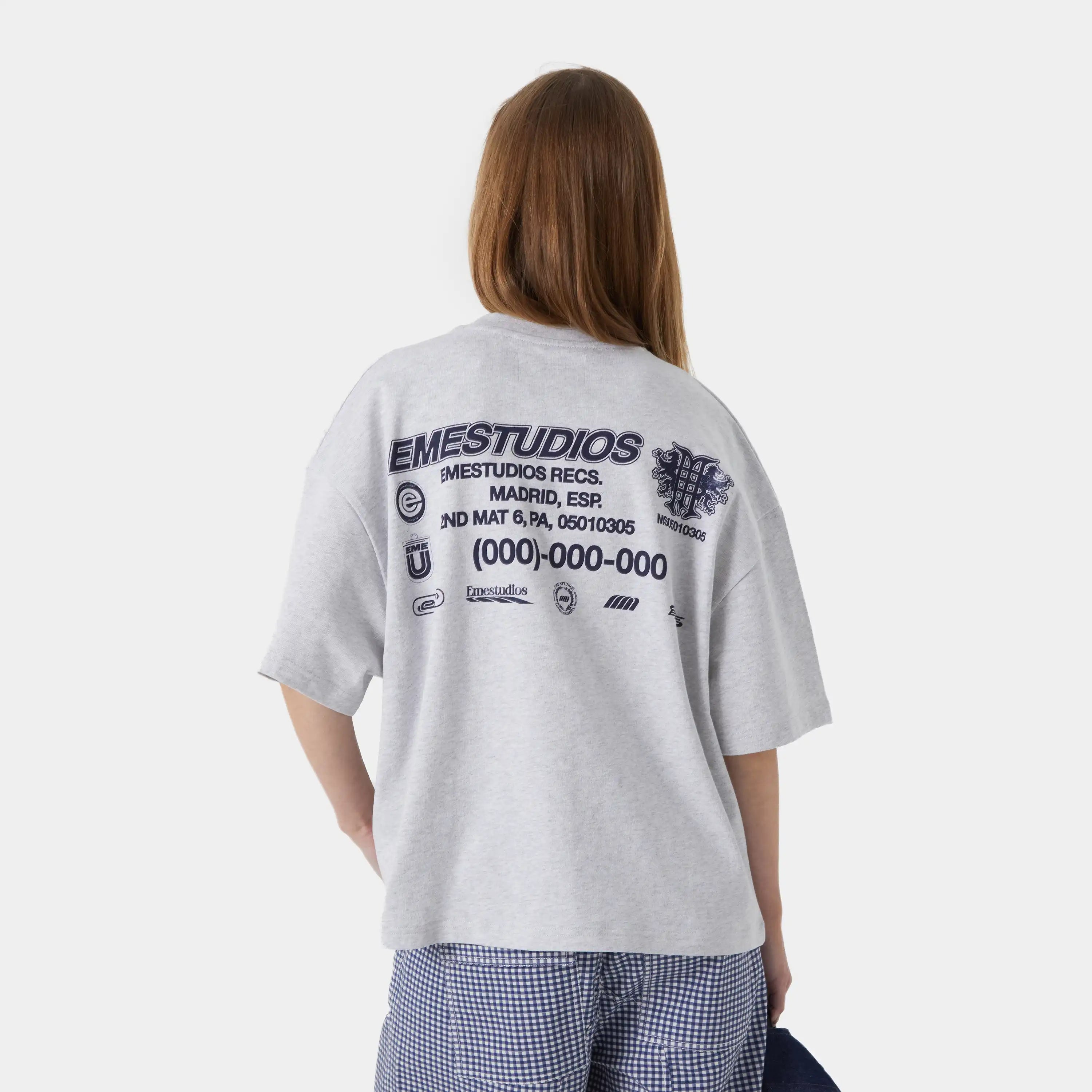 Statement Heather Grey Oversized Tee T-shirts eme