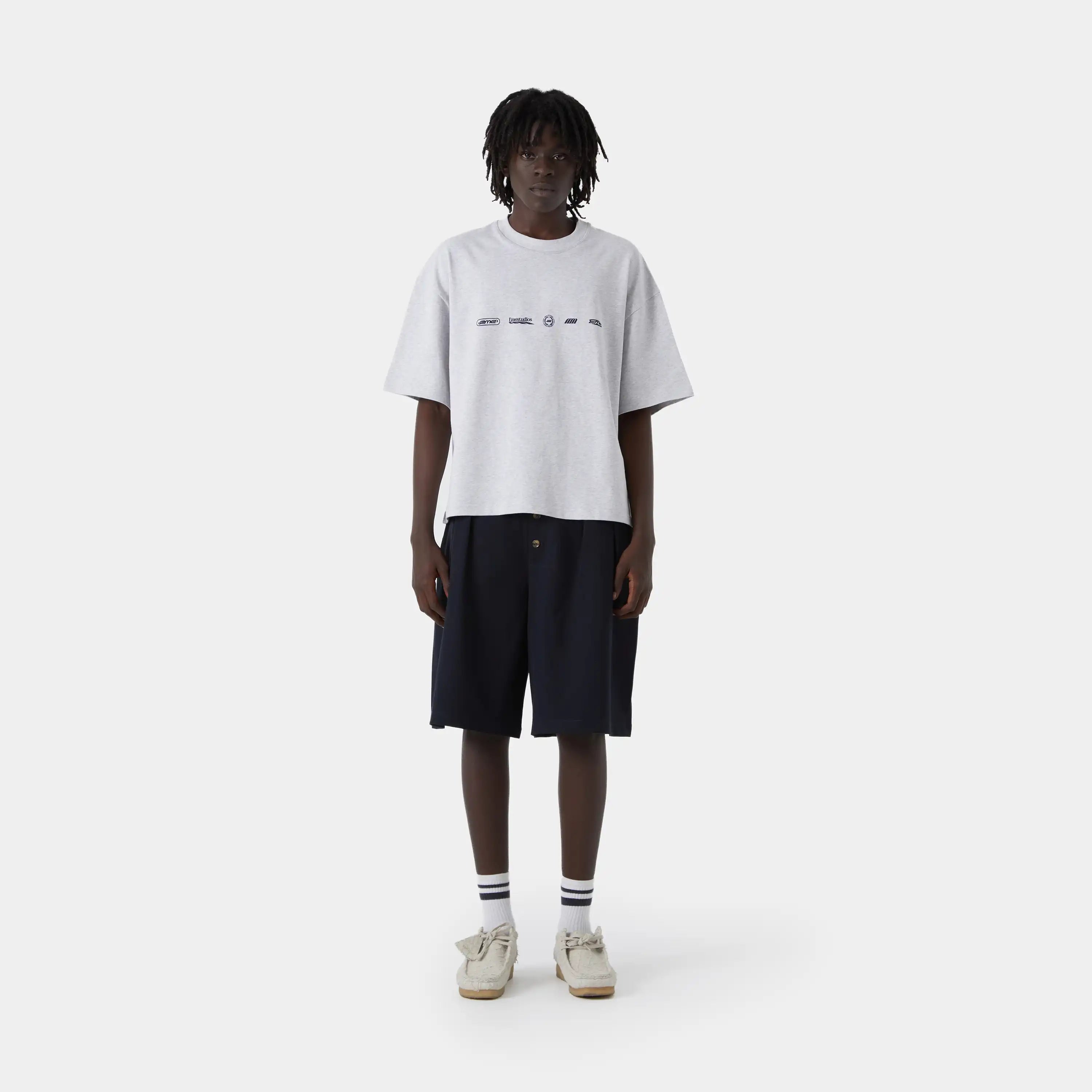 Statement Heather Grey Oversized Tee T-shirts eme