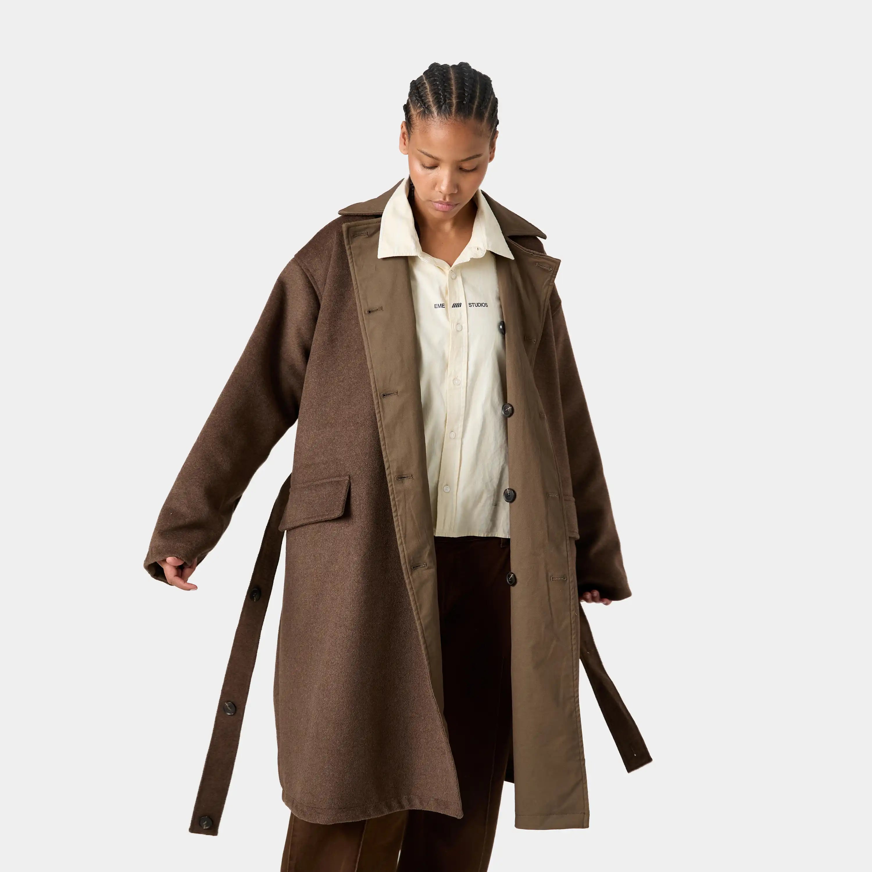 Beacon Reversible Coat Outerwear Eme Studios