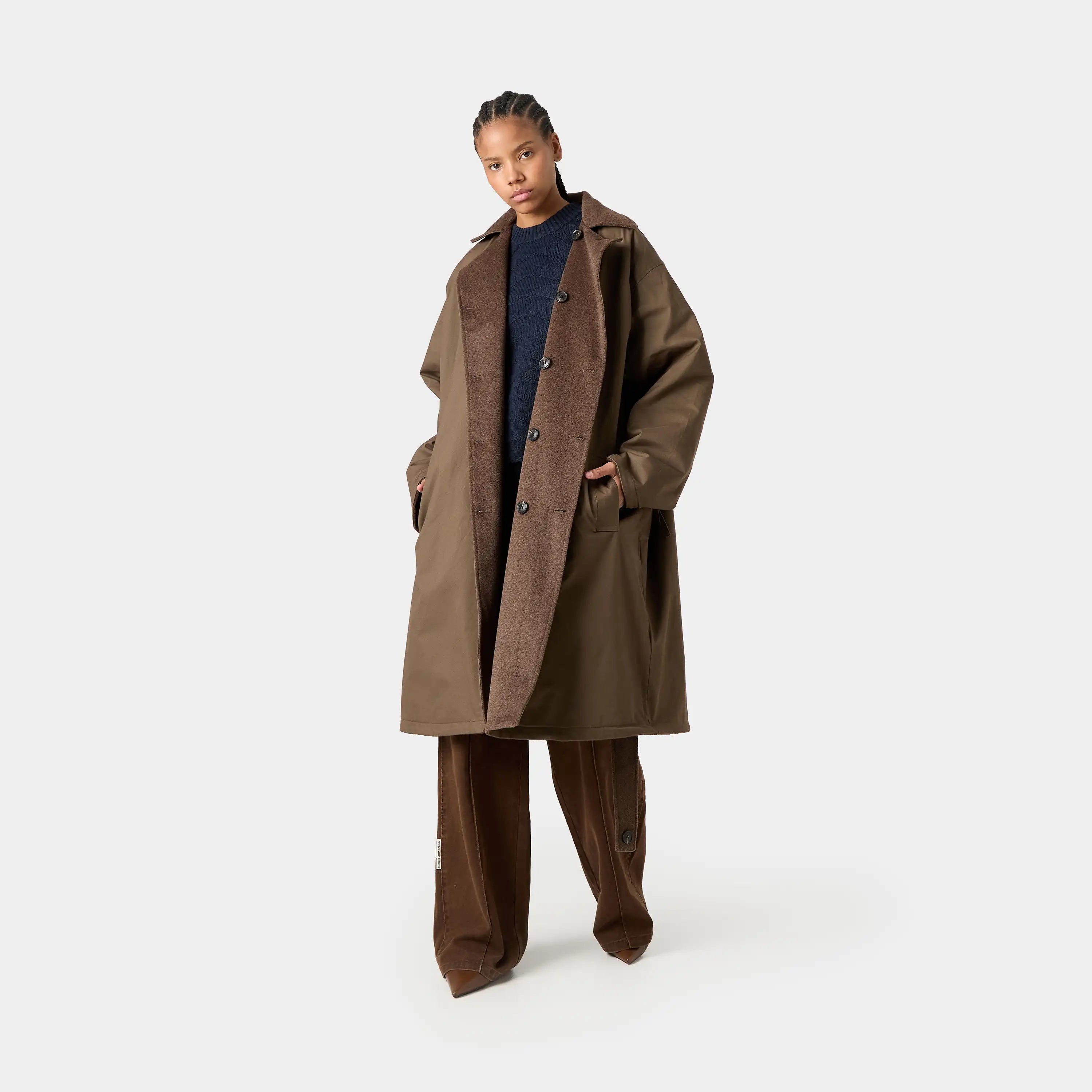 Beacon Reversible Coat Outerwear Eme Studios
