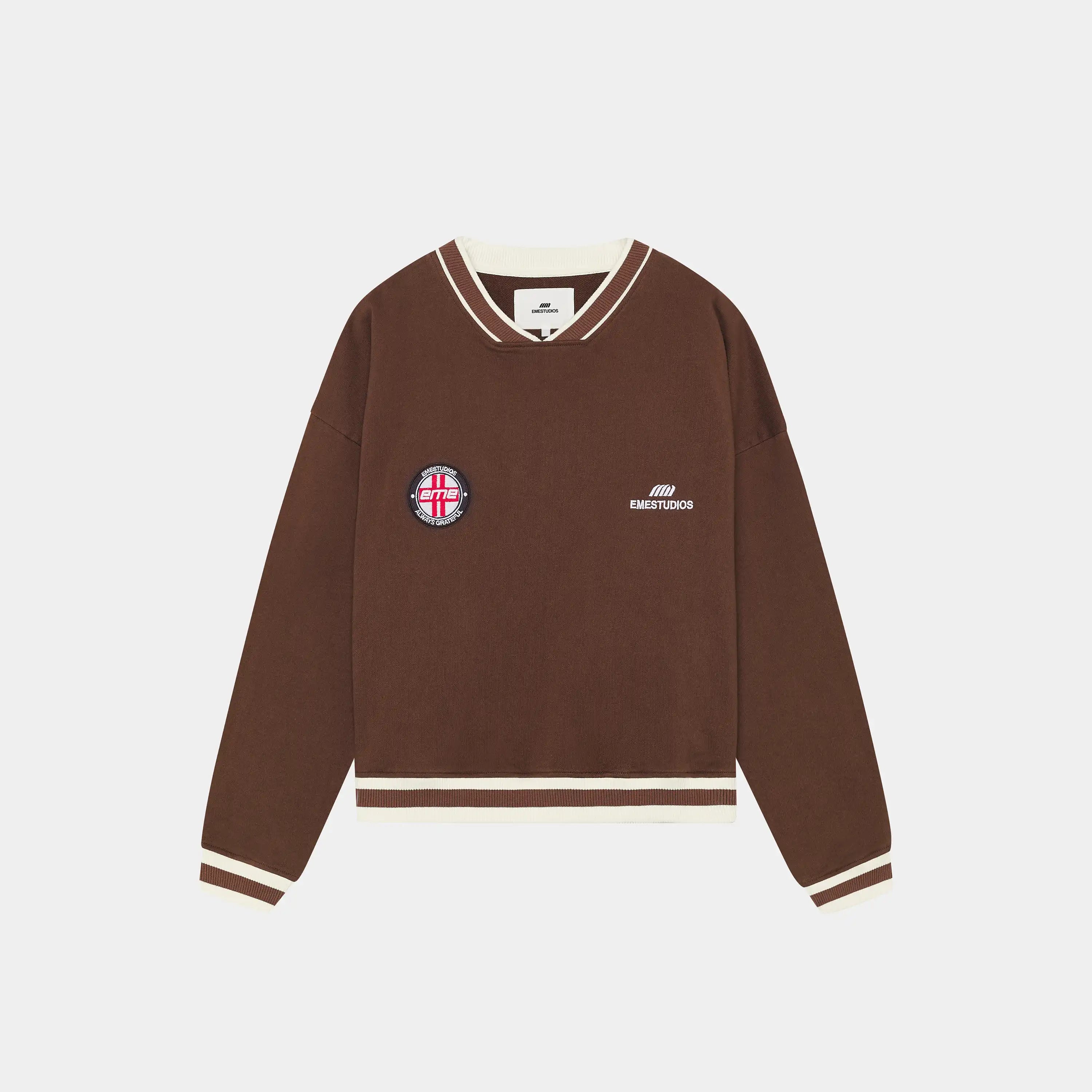 Academy Choco Oversized Crewneck