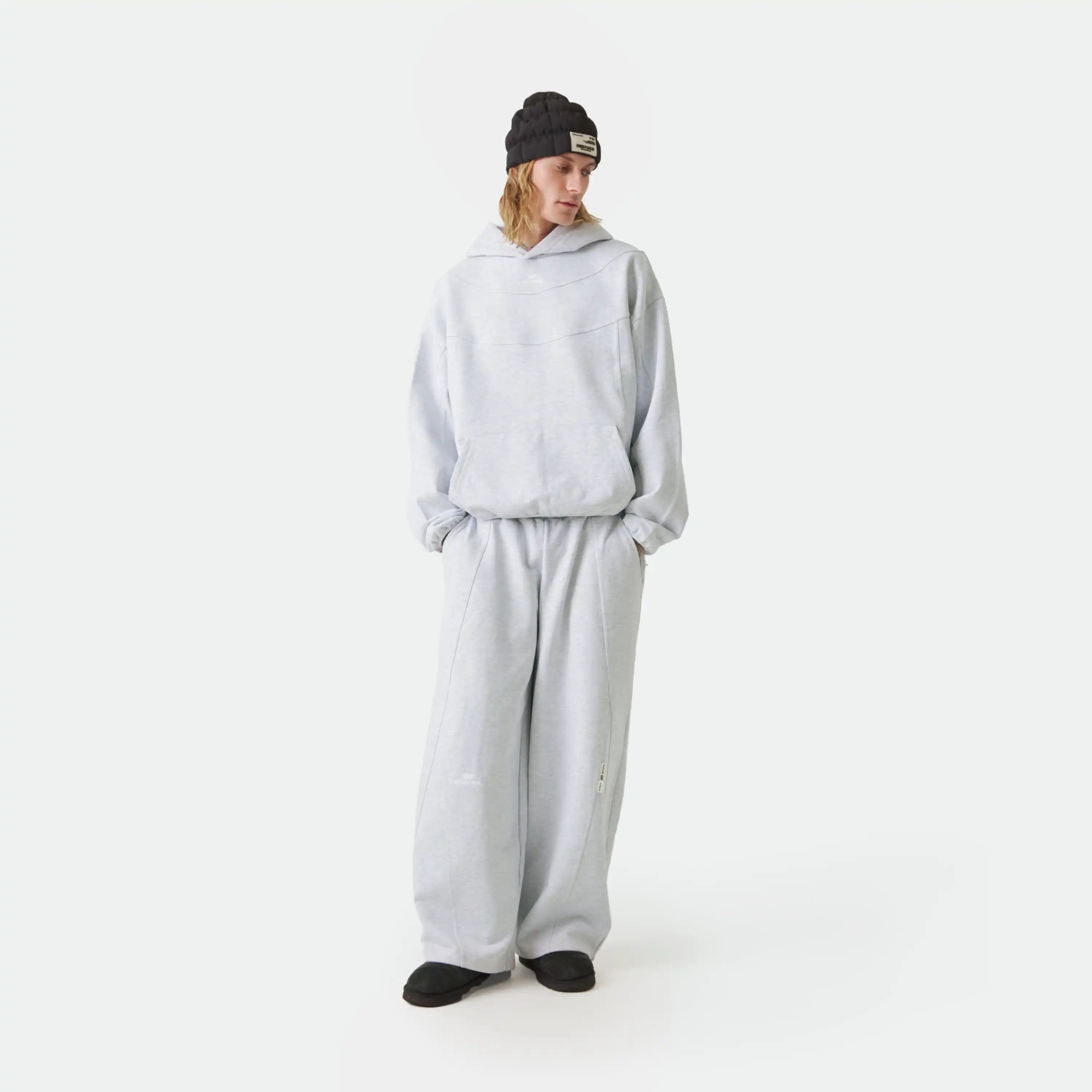 Alfa Heather Grey Sweatpants Pants Eme Studios