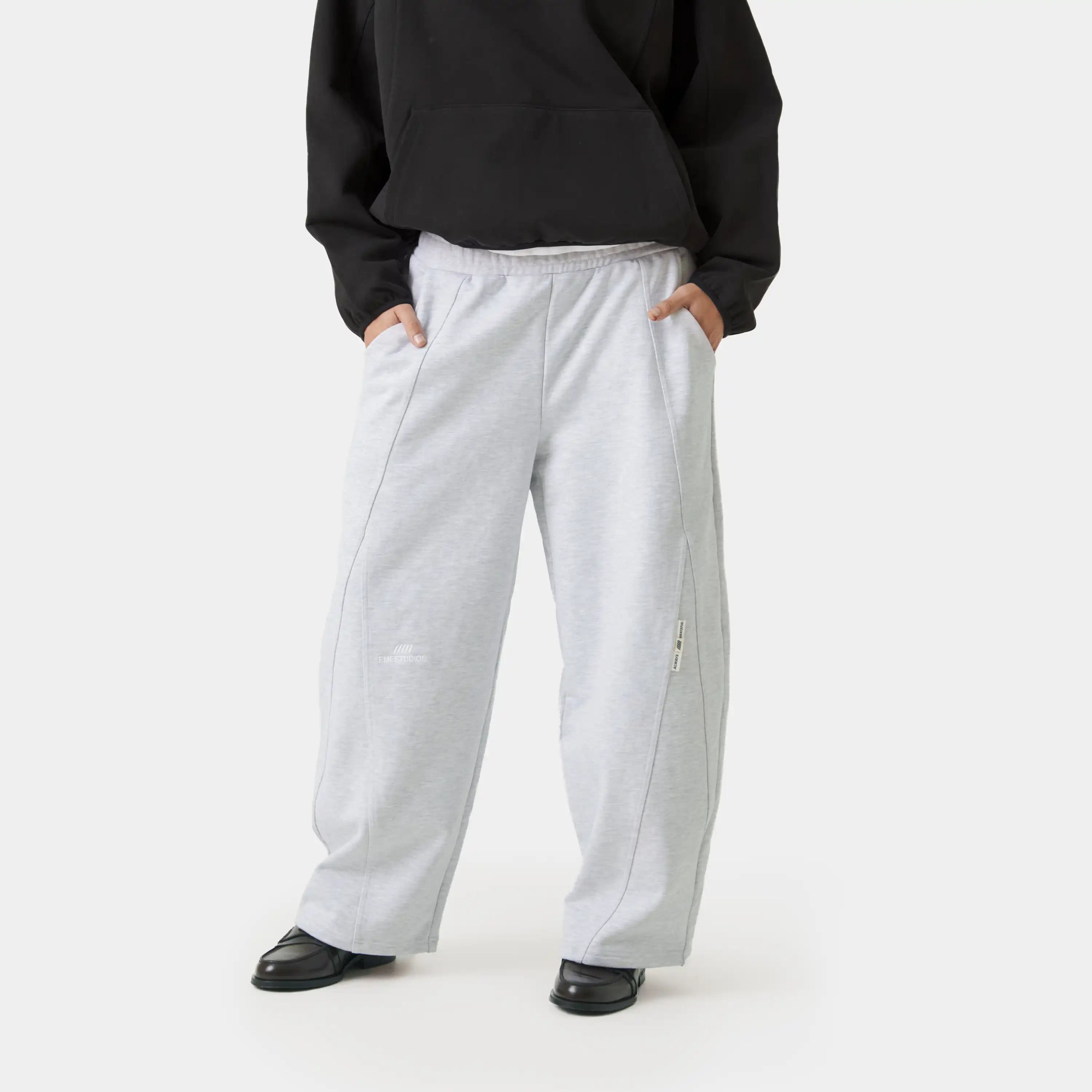 Alfa Heather Grey Sweatpants Pants Eme Studios