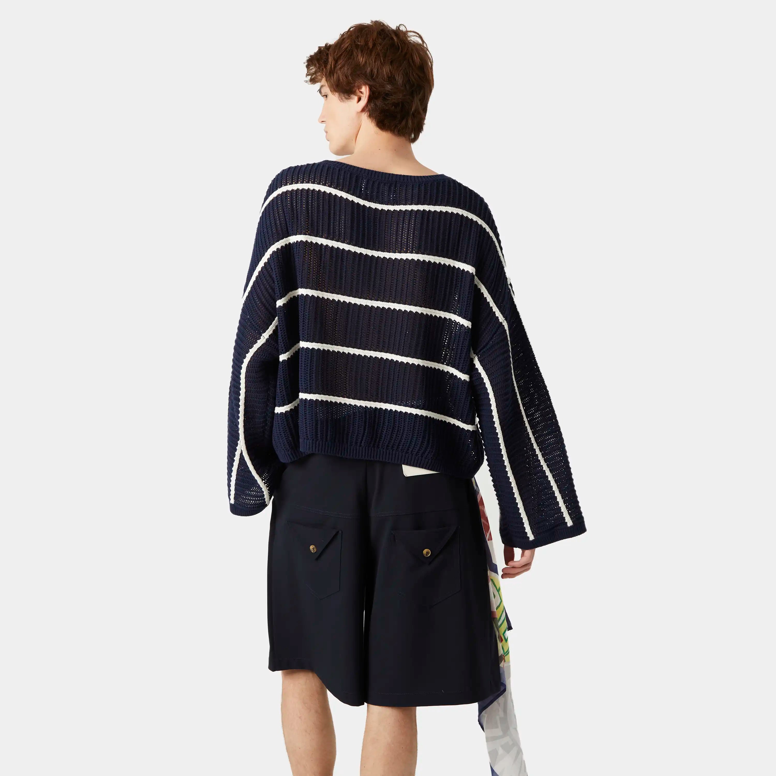 Alic Navy Knit Sweater Knitwear eme
