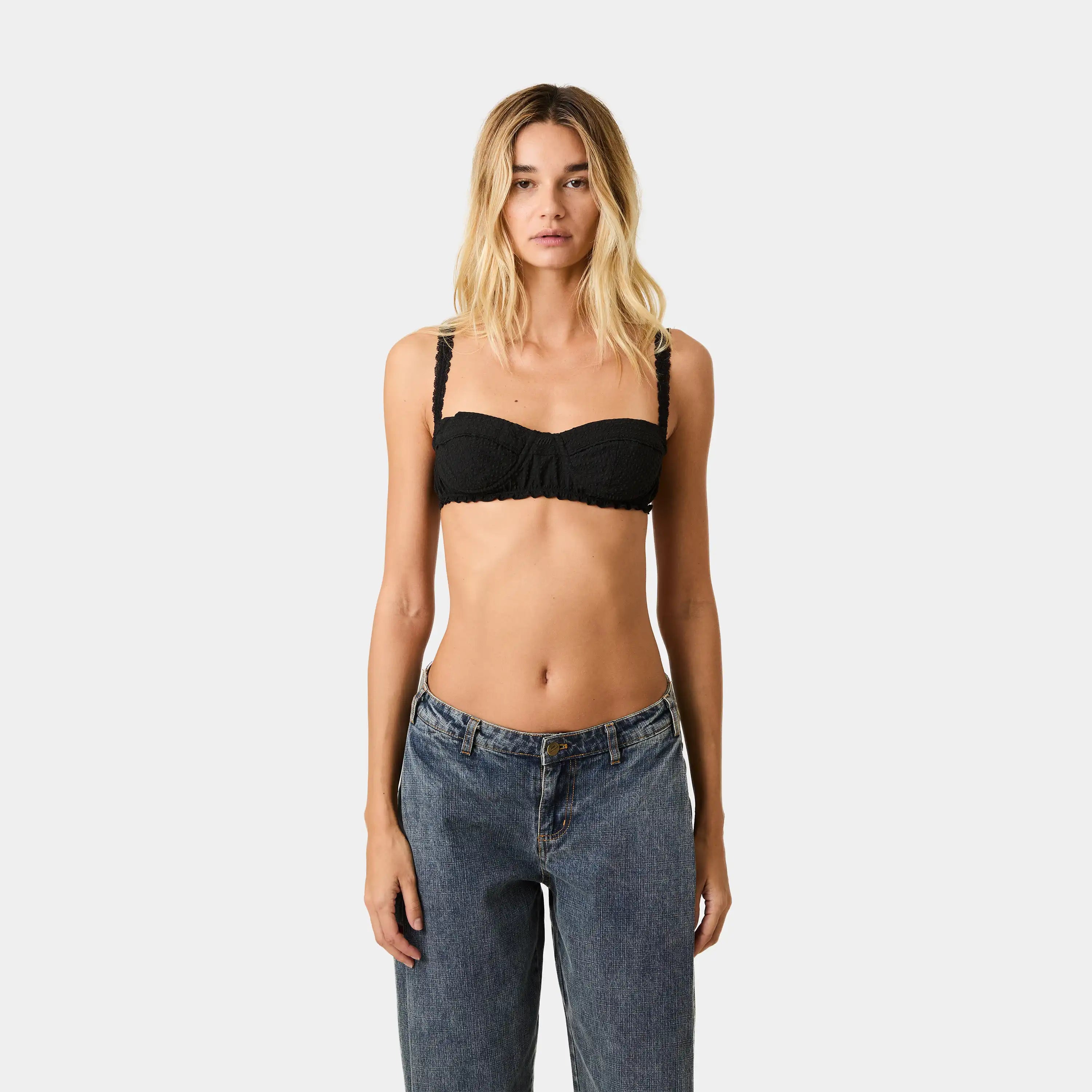 Amalfi Black Bra Woman Accessories Eme Studios